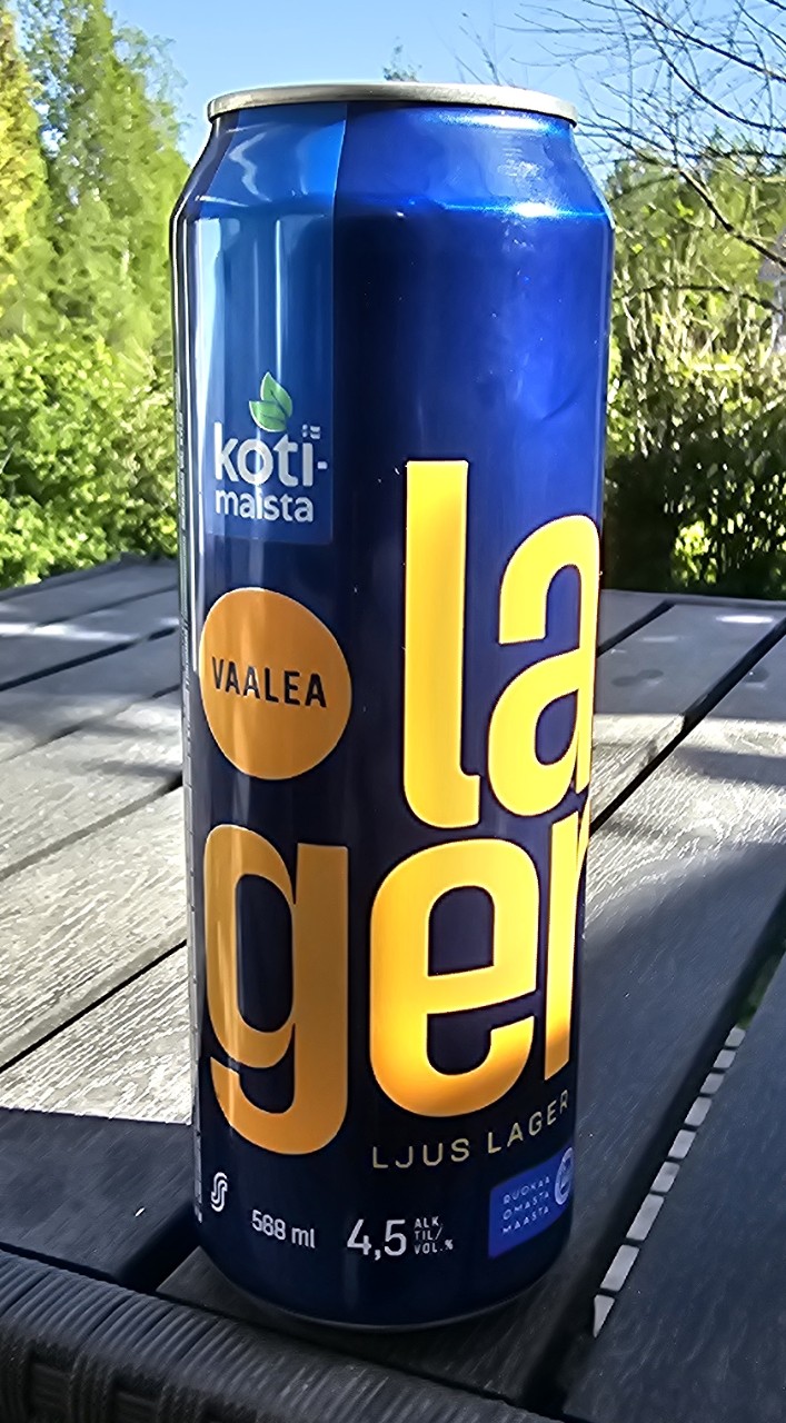 Kotimaista Vaalea Lager, Finland