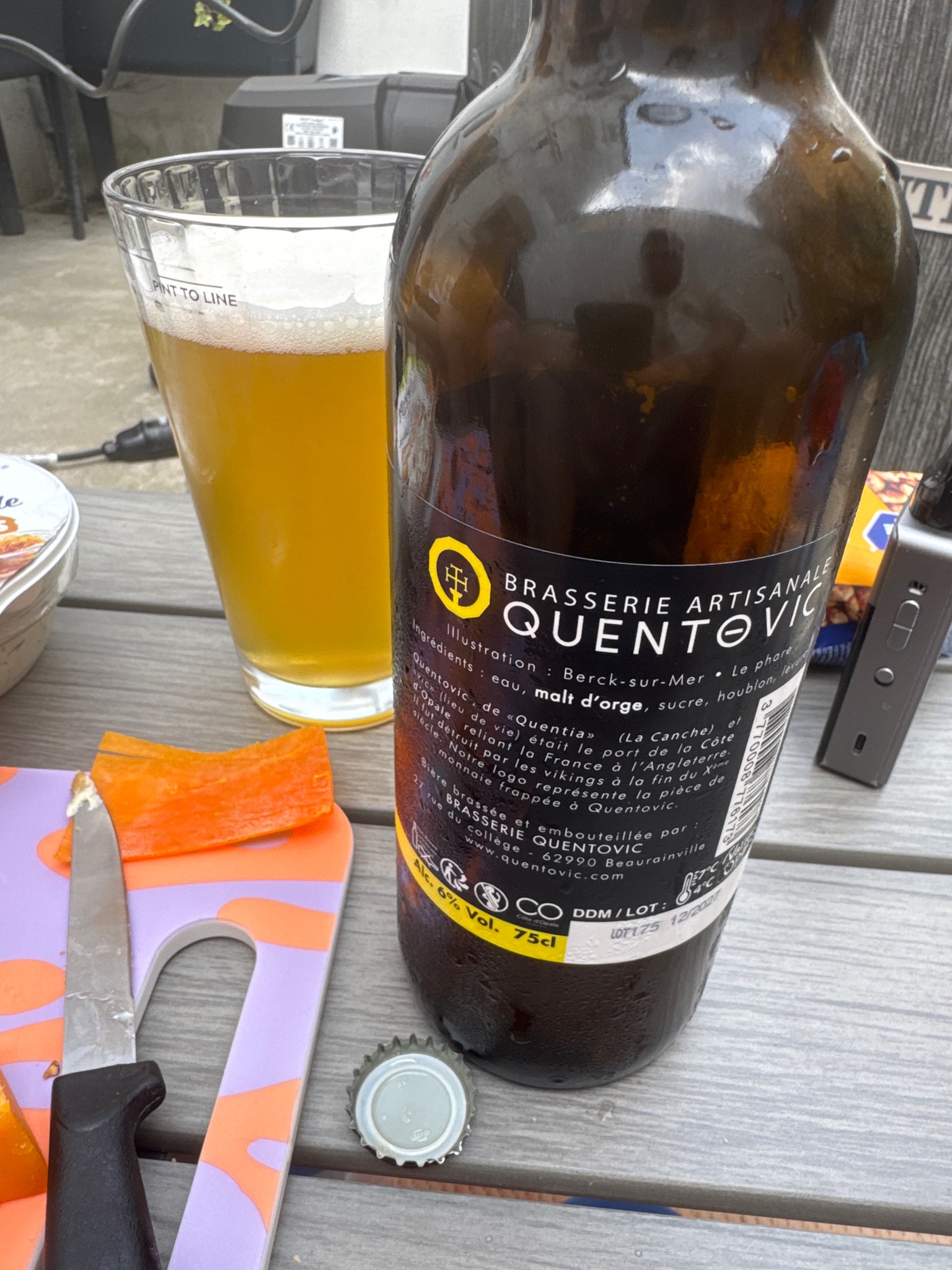 Quentovic Blonde, Brasserie Quentovic