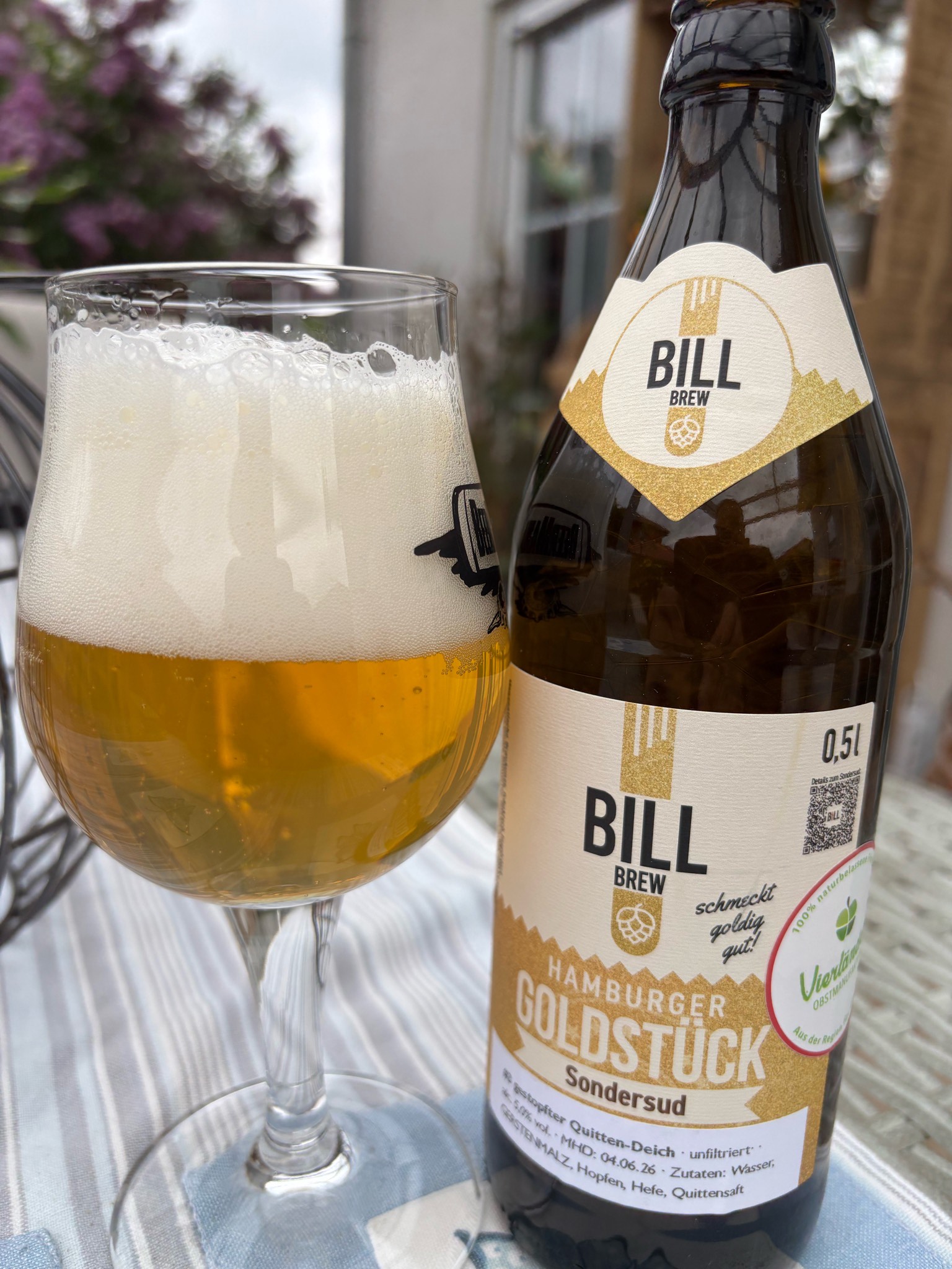 Hamburger Goldstück #3 Quitten-Deich, BillBrew Brauerei