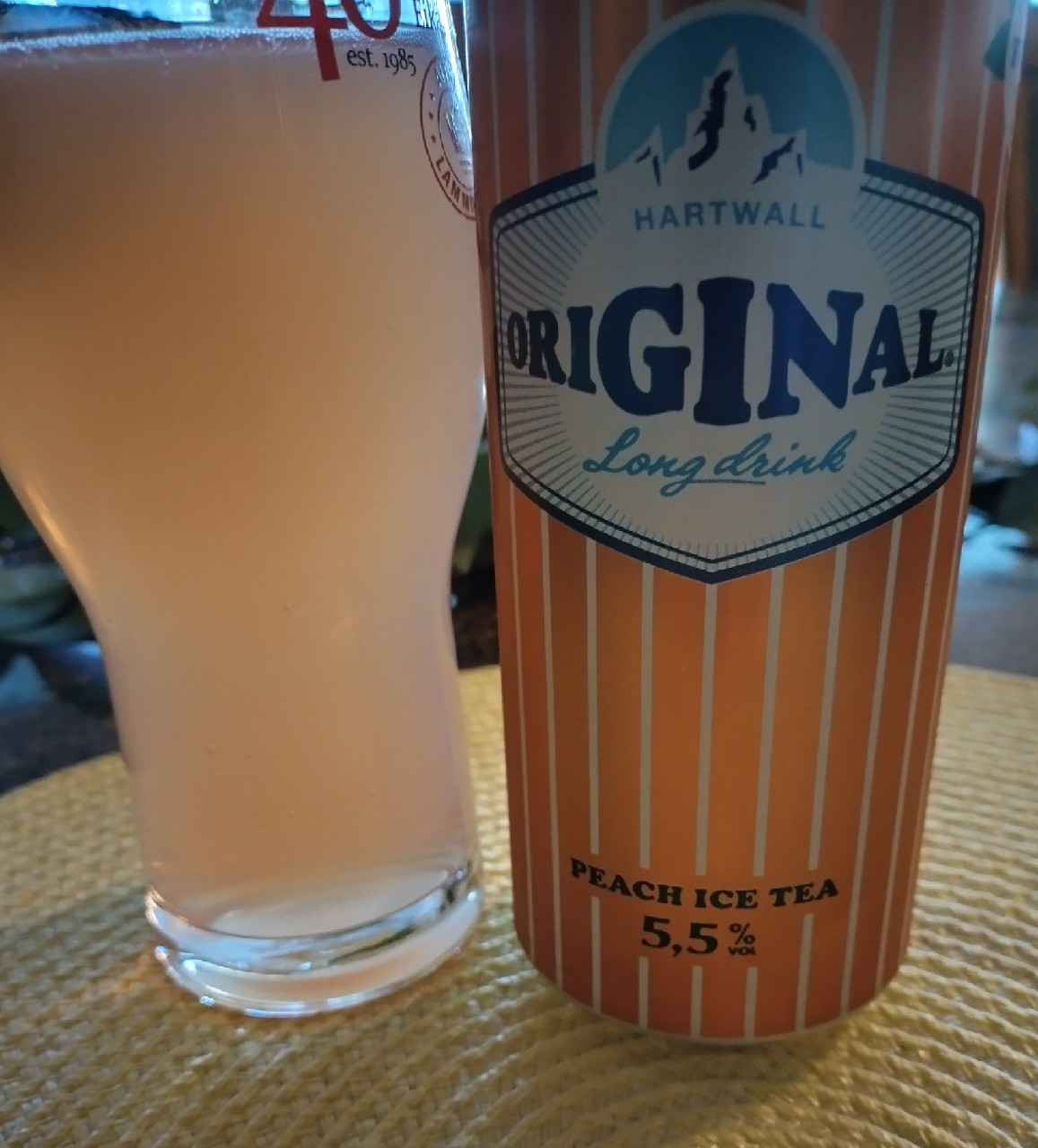 Original Long Drink Peach Ice Tea, Hartwall (Royal Unibrew)