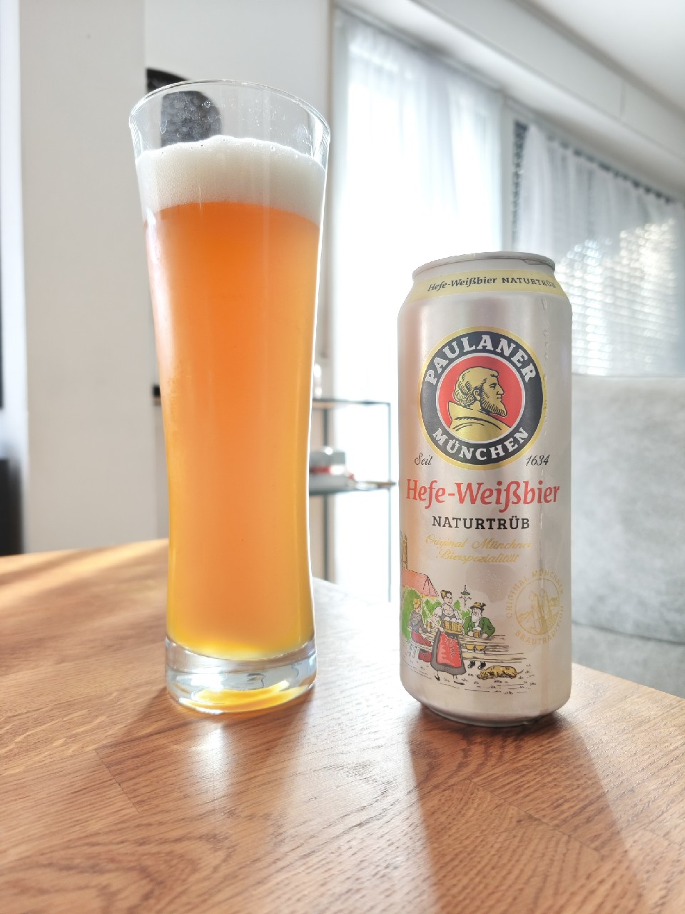 Paulaner Hefe-Weißbier Naturtrüb / Weissbier / Hefe-Weizen, Germany
