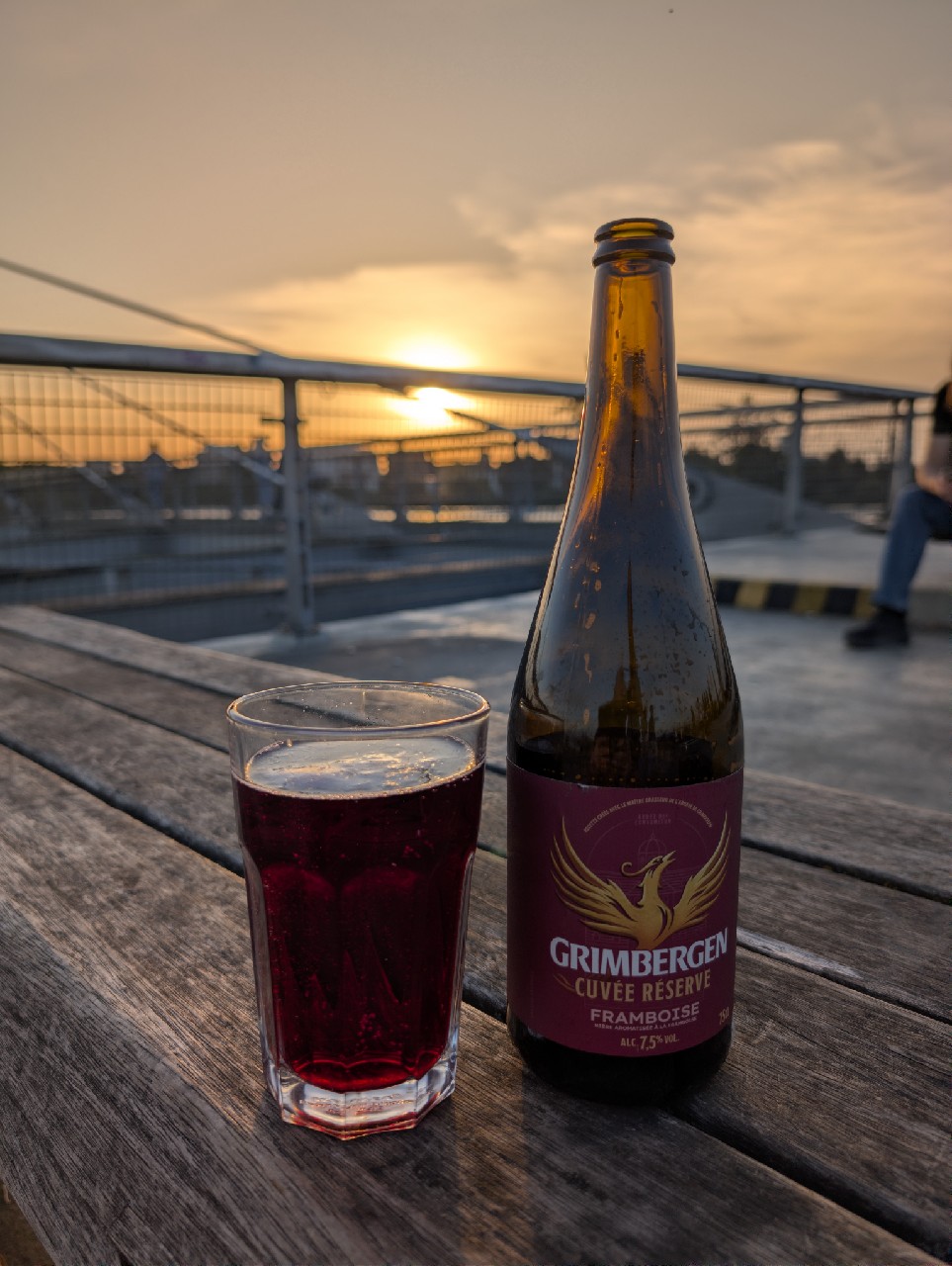 grimbergen cuvée réserve framboise, Belgium