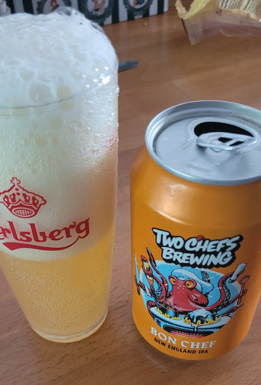 Two chefs brewing Peach, Two Chefs Brewing