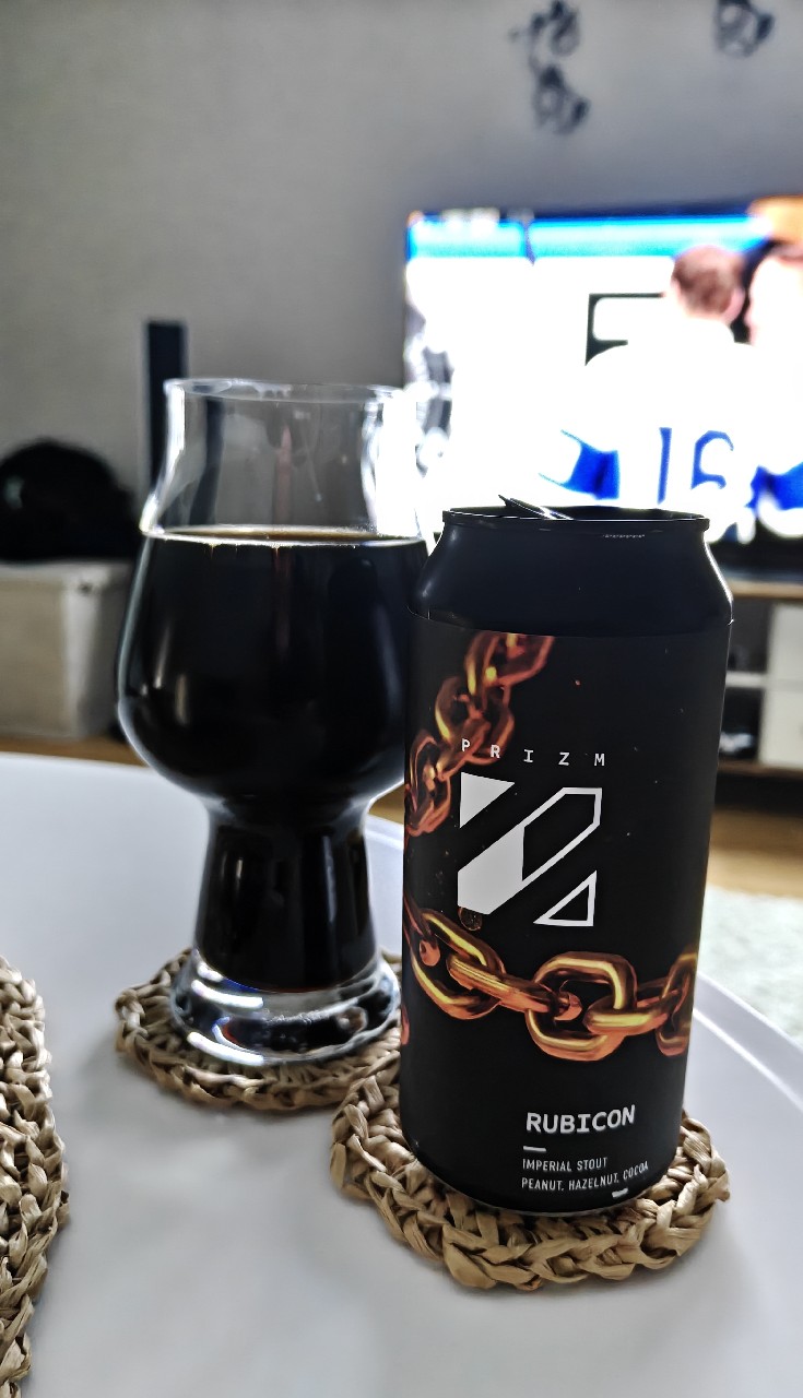 Rubicon stout cacahuète noisette cacao, Prizm Brewing Co.