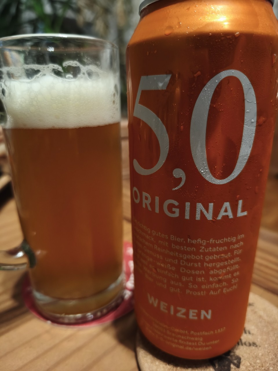 5,0 Original Weizen / Weiss Beer, 5,0 International GmbH