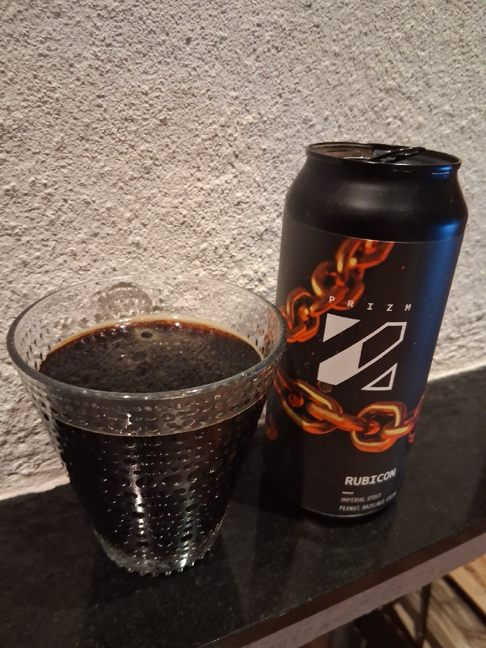Rubicon stout cacahuète noisette cacao, Prizm Brewing Co.