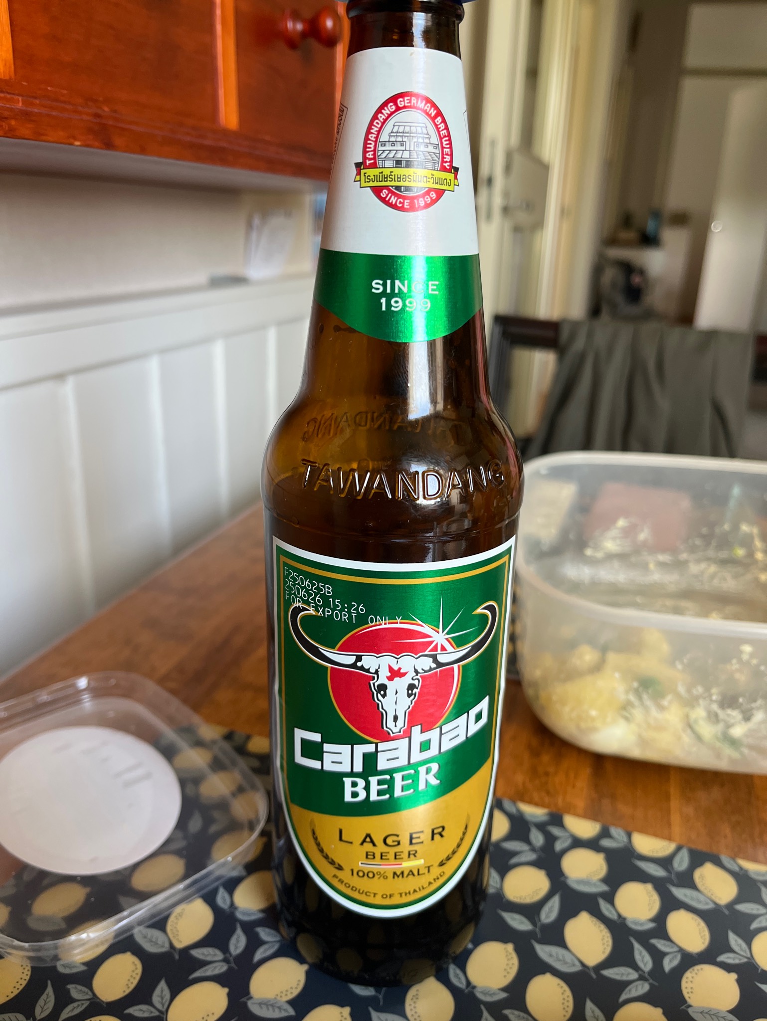 Carabao Lager Beer, Tawandang German Brewery