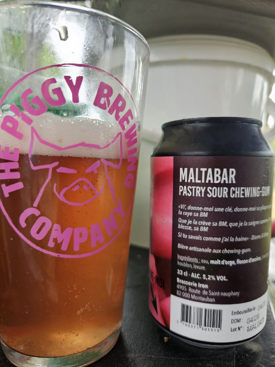 Maltabar Pastry Sour - Chewing Gum, Brasserie Iron