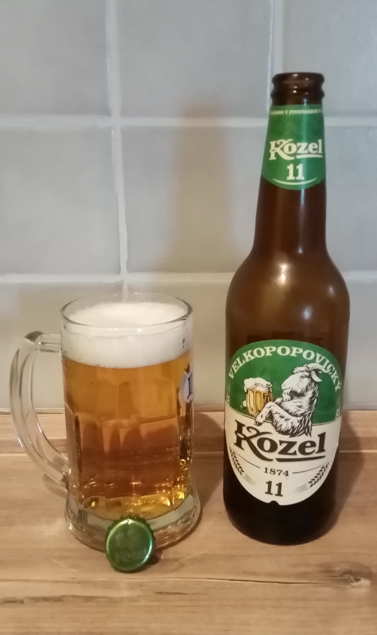 Kozel Řezaný 11° / Polotmavý, Pivovar Velké Popovice (Asahi Breweries)