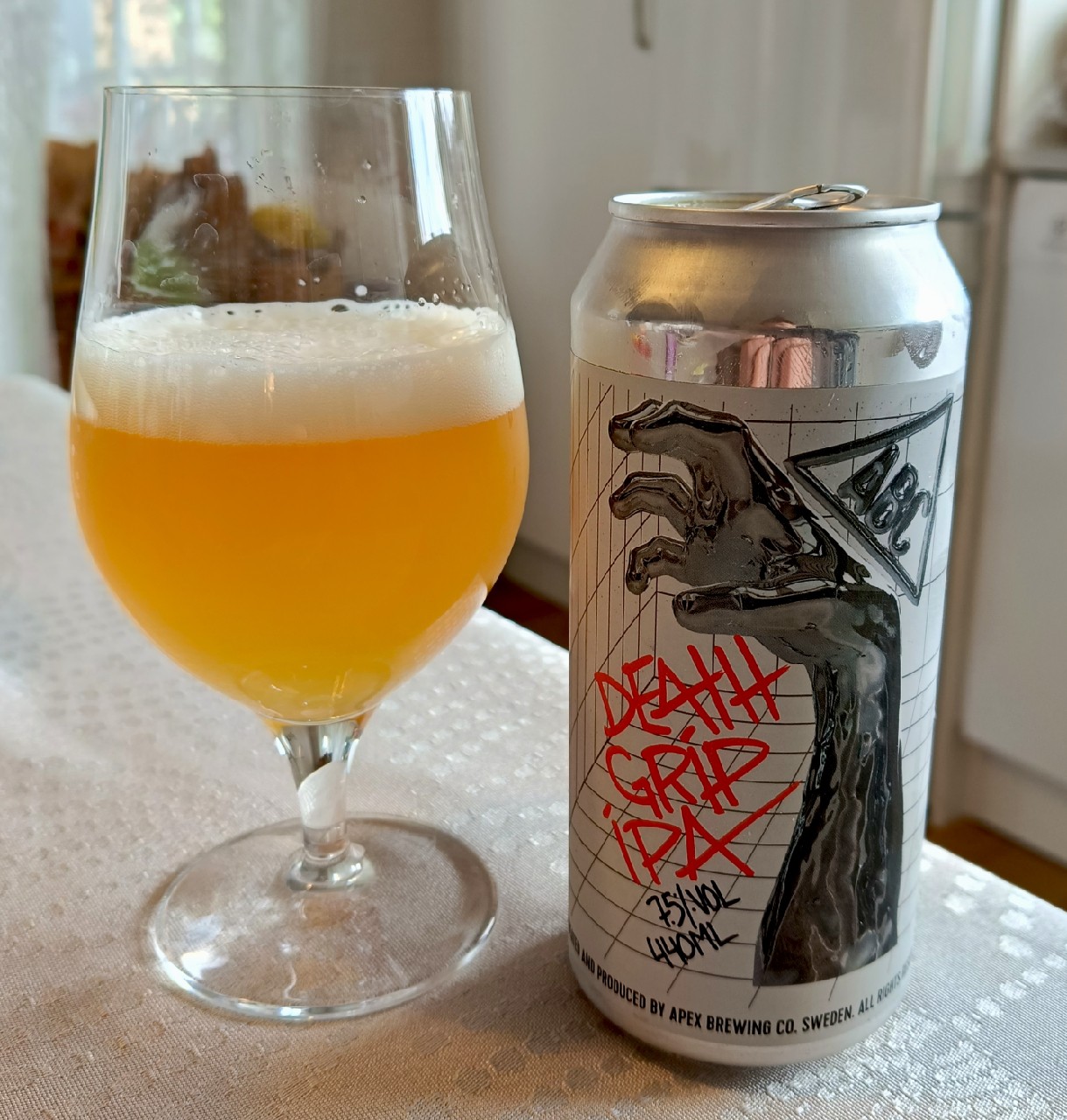 Death Grip IPA, Apex Brewing Company