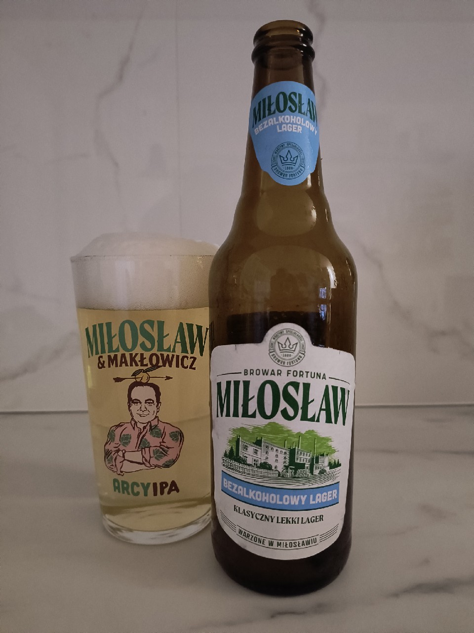 Miłosław Bezalkoholowy Lager, Browar Fortuna