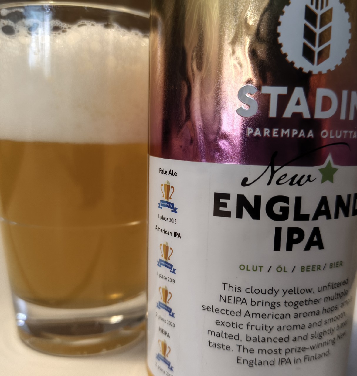 New England IPA 5.5%, Stadin Panimo