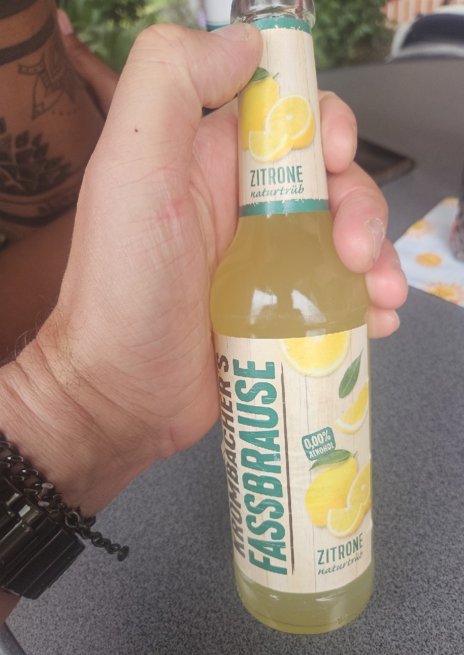 Krombacher's Fassbrause Zitrone naturtrüb, Germany