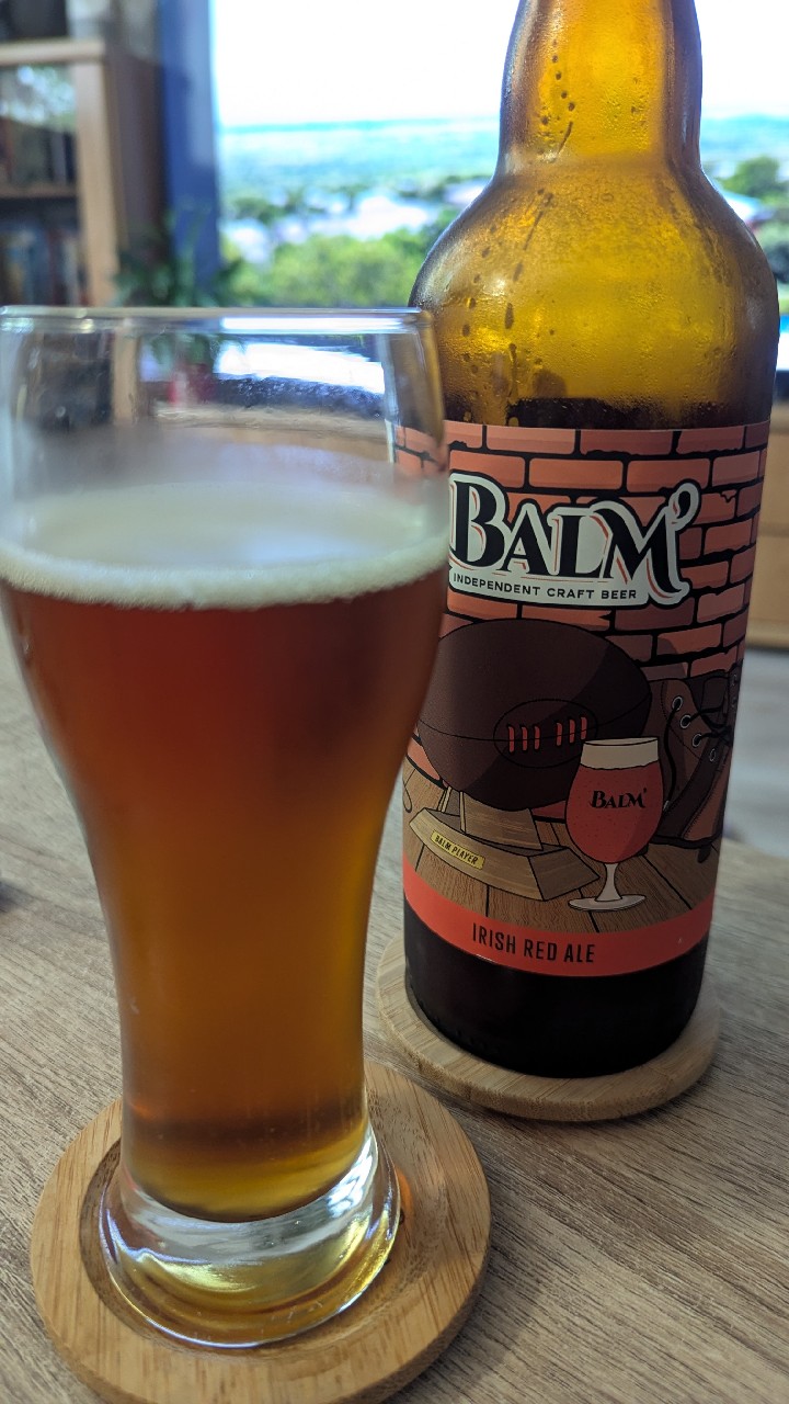 Balm' Irish Red Ale, Microbrasserie Balm'