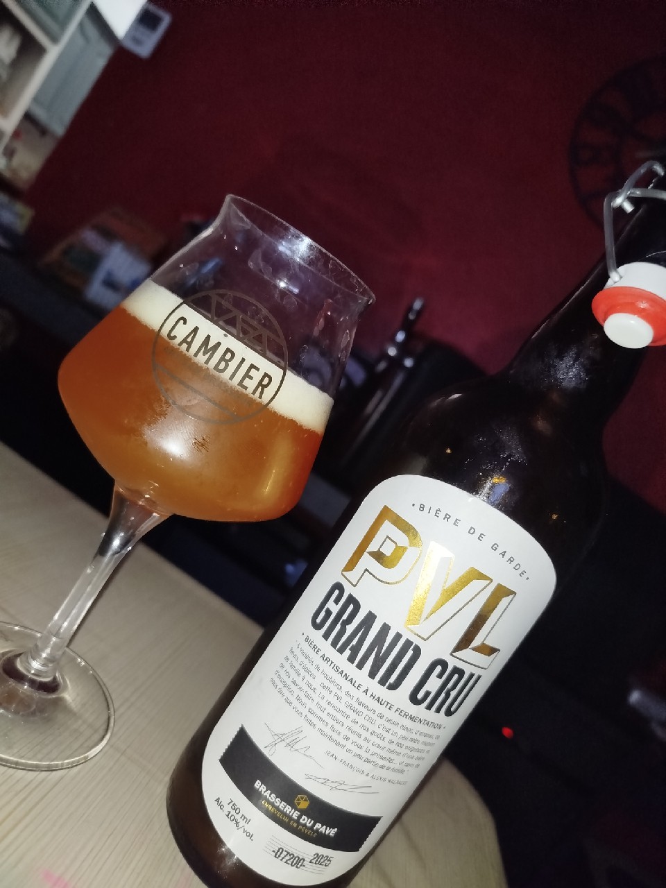 PVL Grand Cru, PVL - La Brasserie Du Pavé