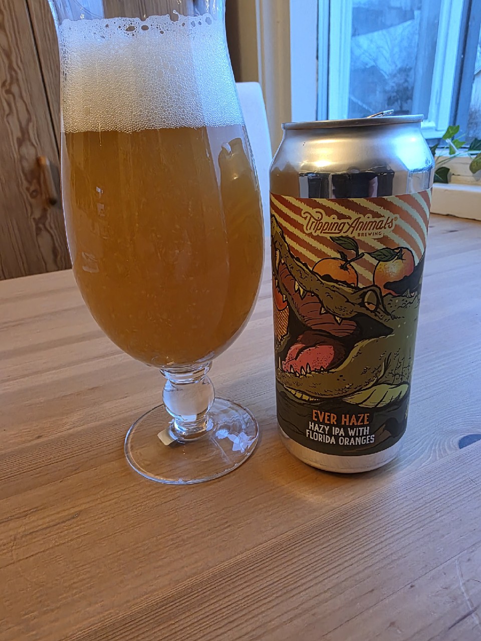 ever haze hazy ipa with florida oranges, Tripping Animals Brewing Co.