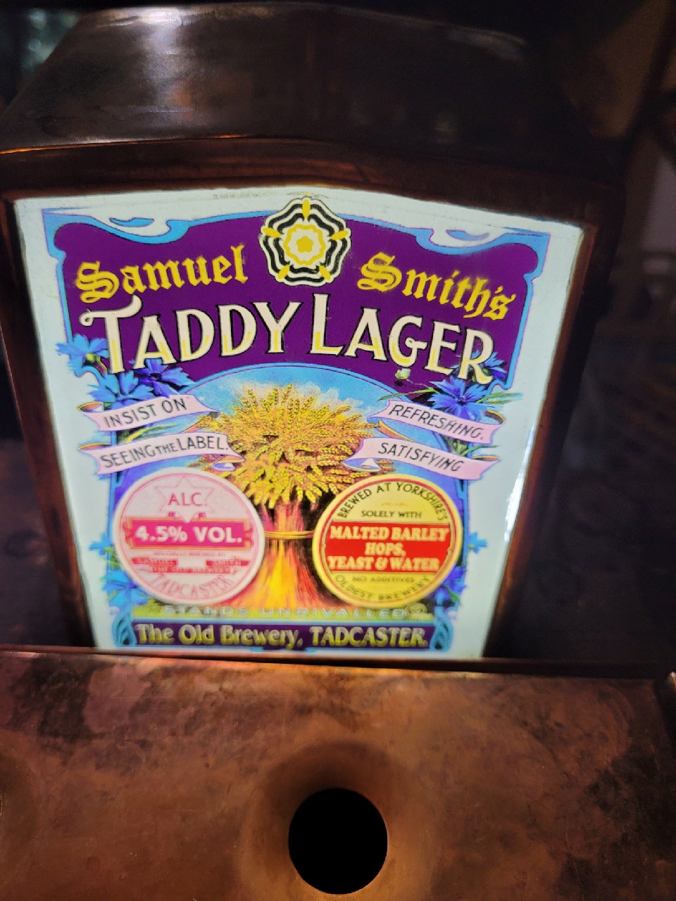 Taddy Lager, Samuel Smith Old Brewery