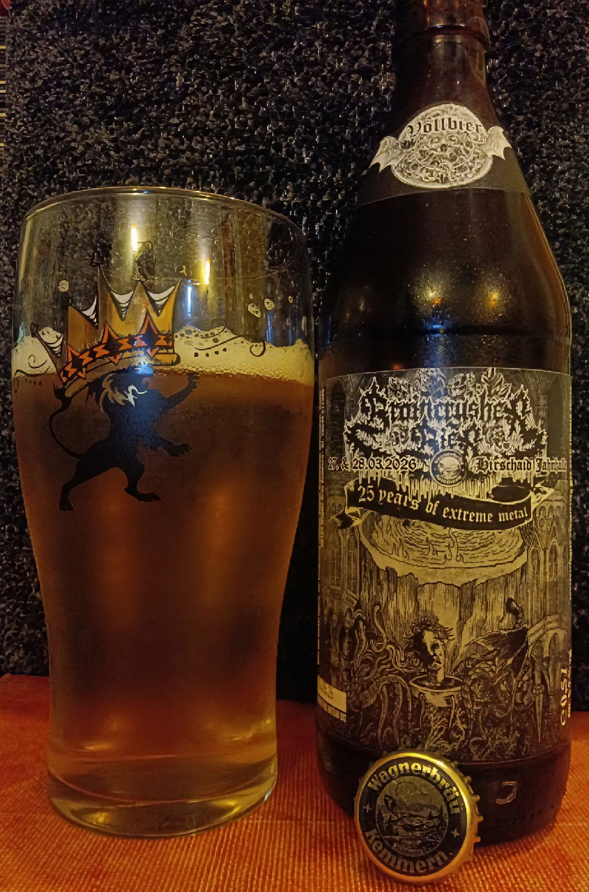 Braincrusher in Hell Vollbier 2026, Wagner-Bräu Kemmern