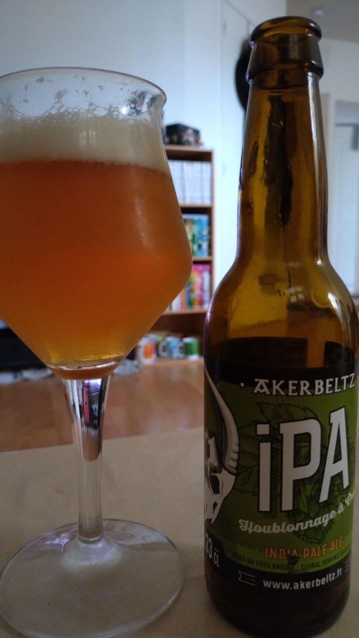 IPA Houblonnage à Cru, Brasserie Akerbeltz