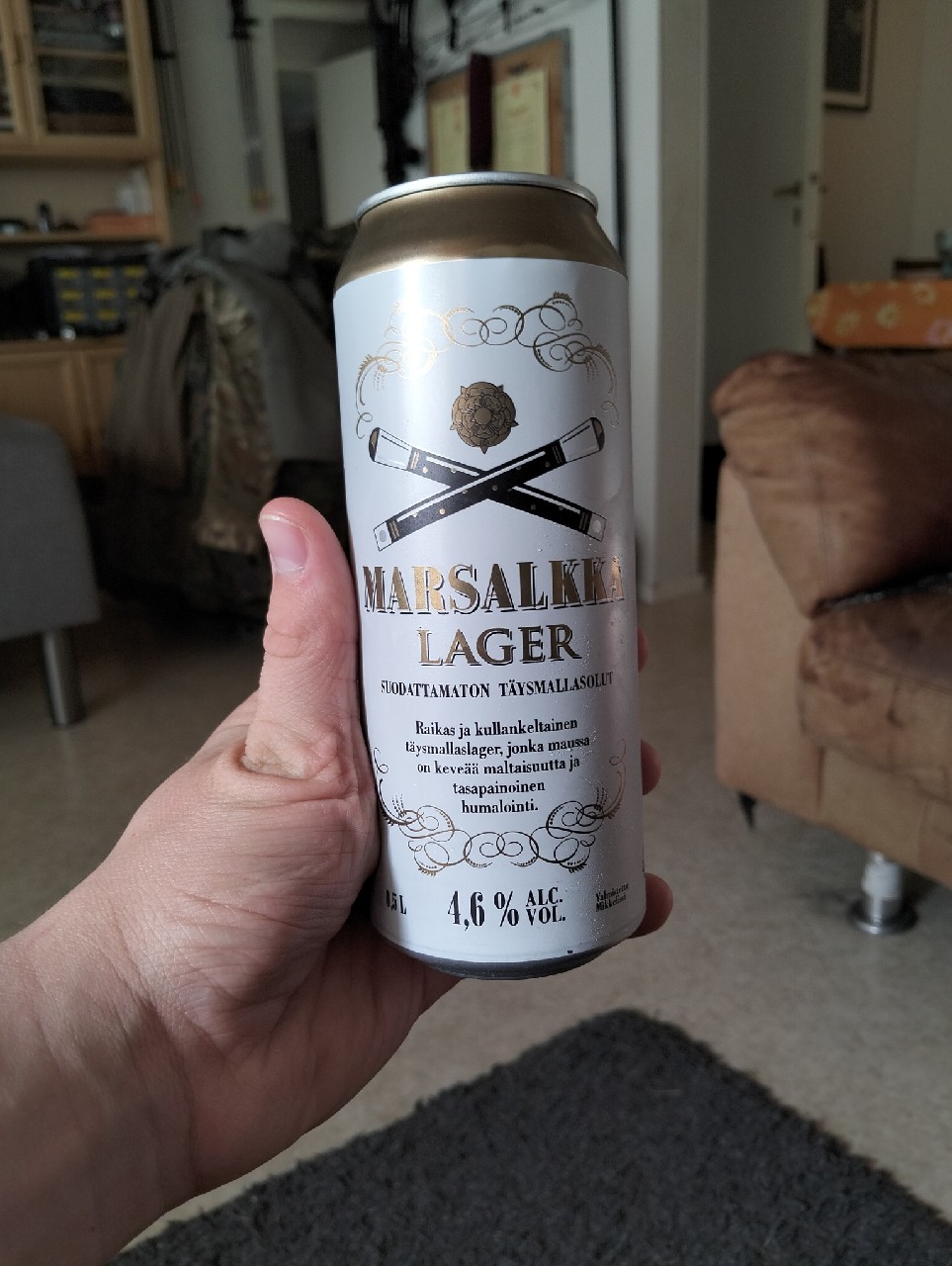 Marsalkka Pils 4,6 %, Finland