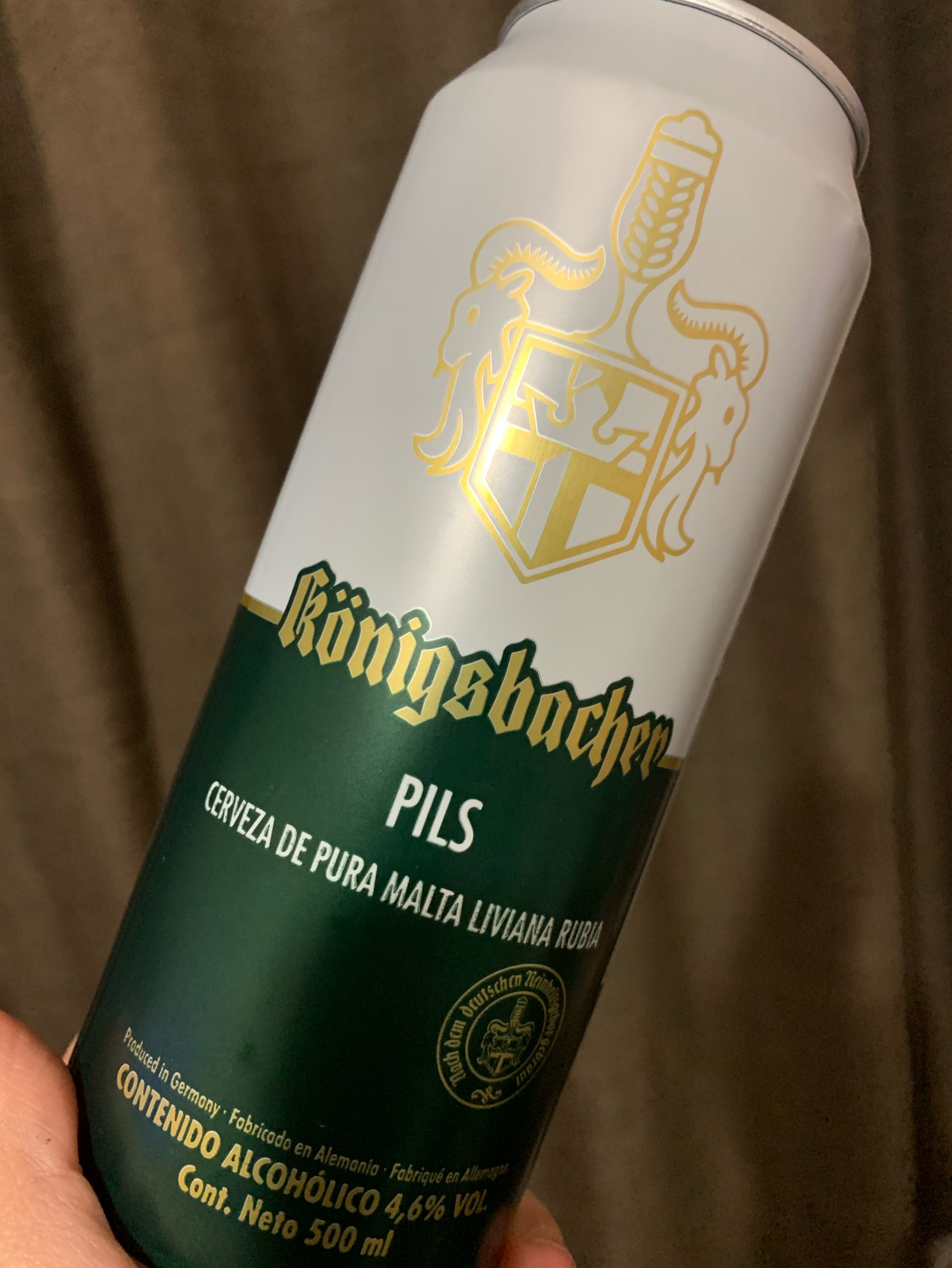 Königsbacher Pils 4.2%, Karlsberg Brauerei