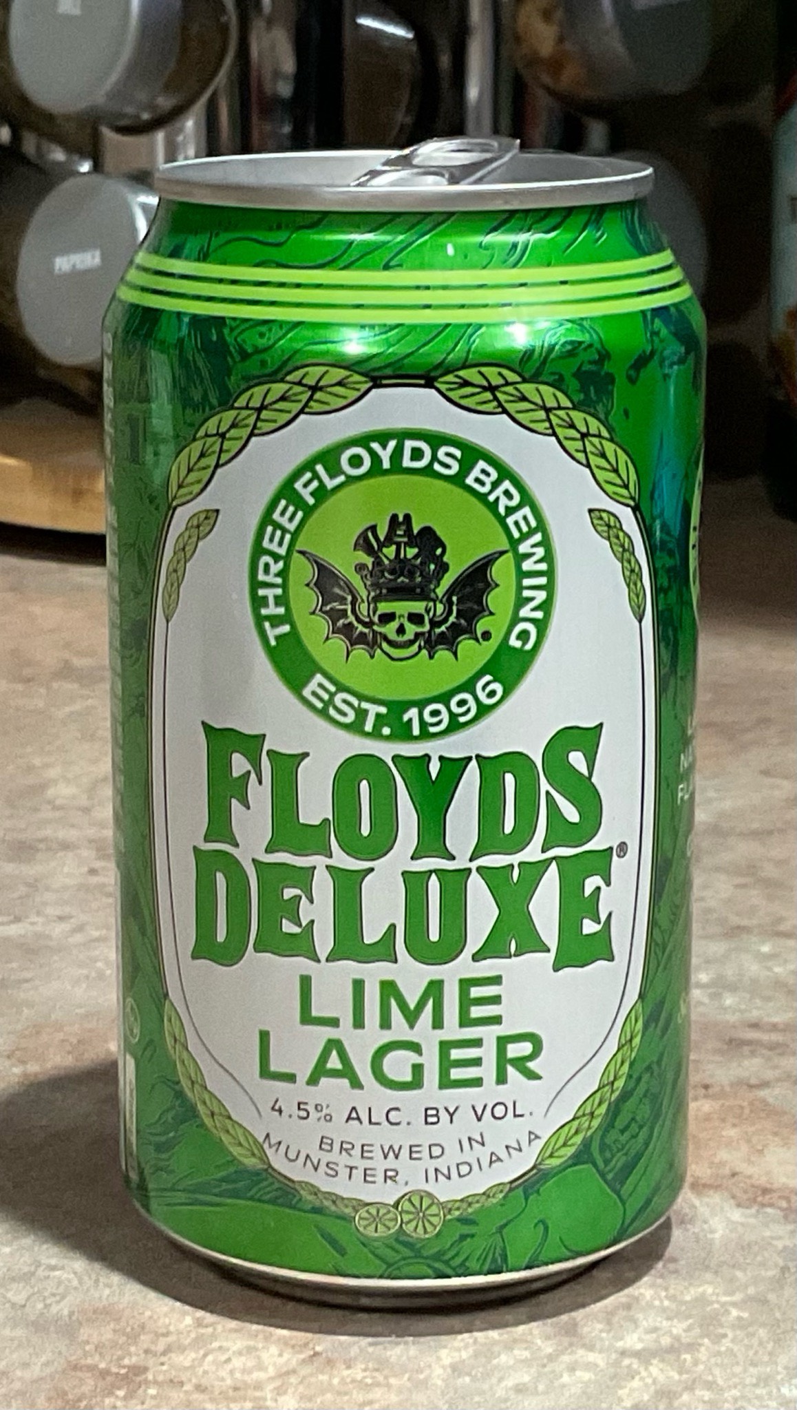 Floyds Deluxe Lime Lager, 3 Floyds Brewing Company