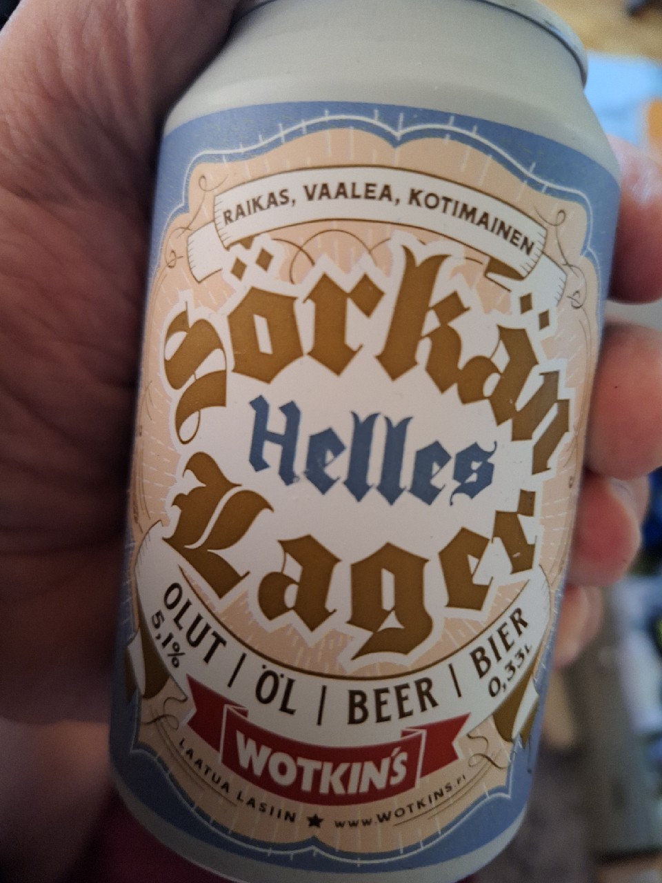 Sörkan Helles Lager, Finland