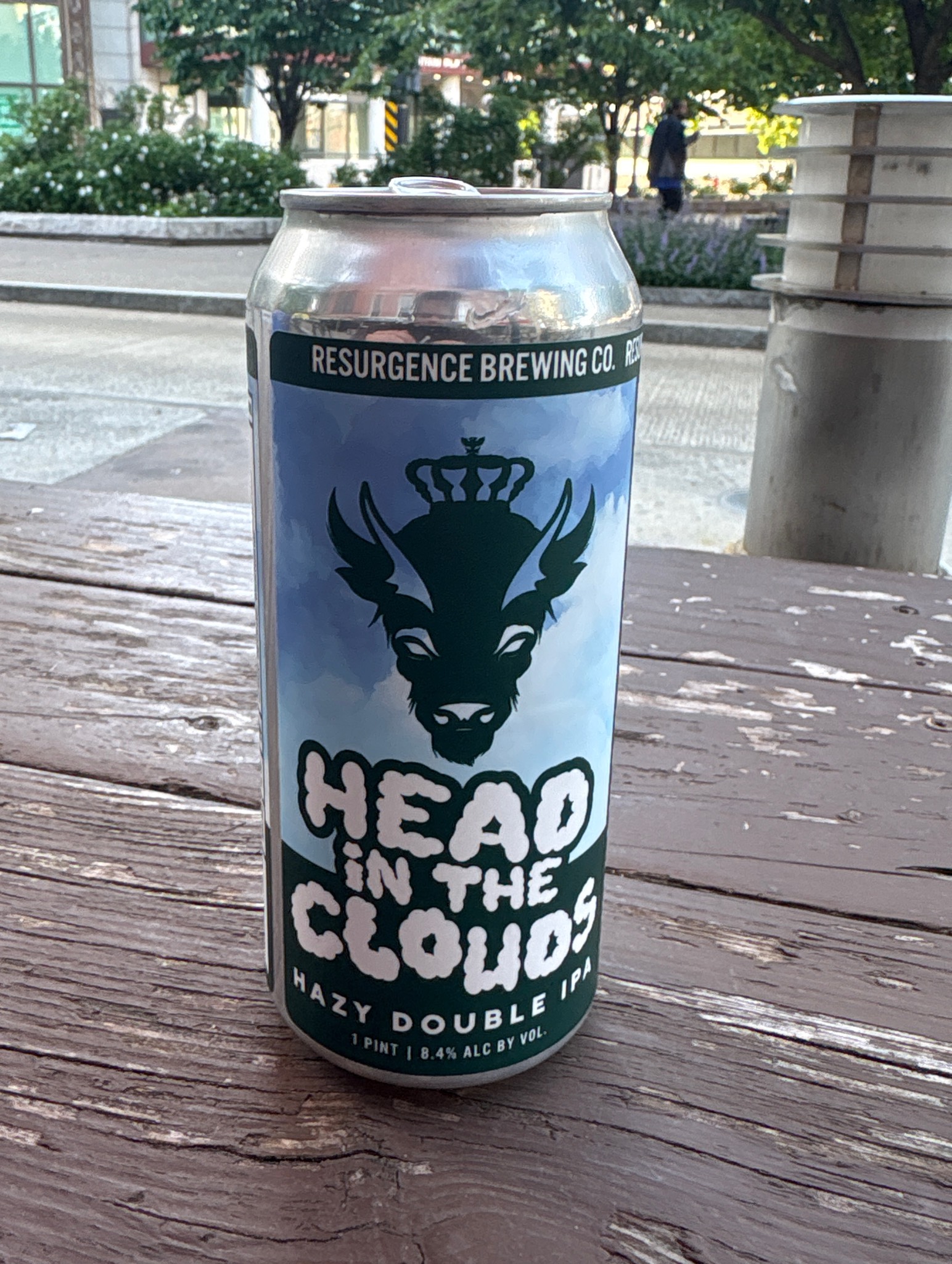 Head in the clouds, Resurgence Brewing Company