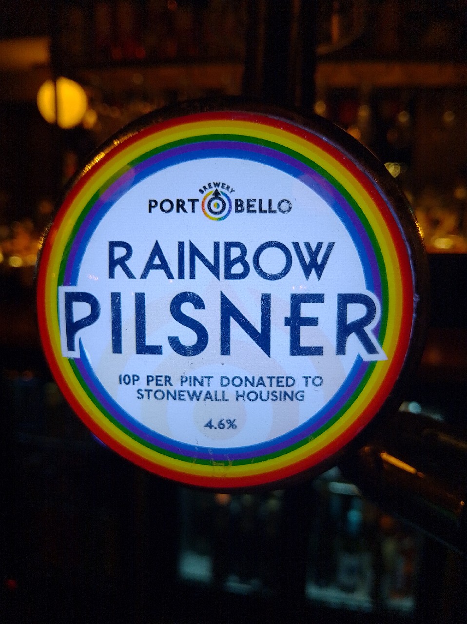 Rainbow Pilsner, Portobello Brewing