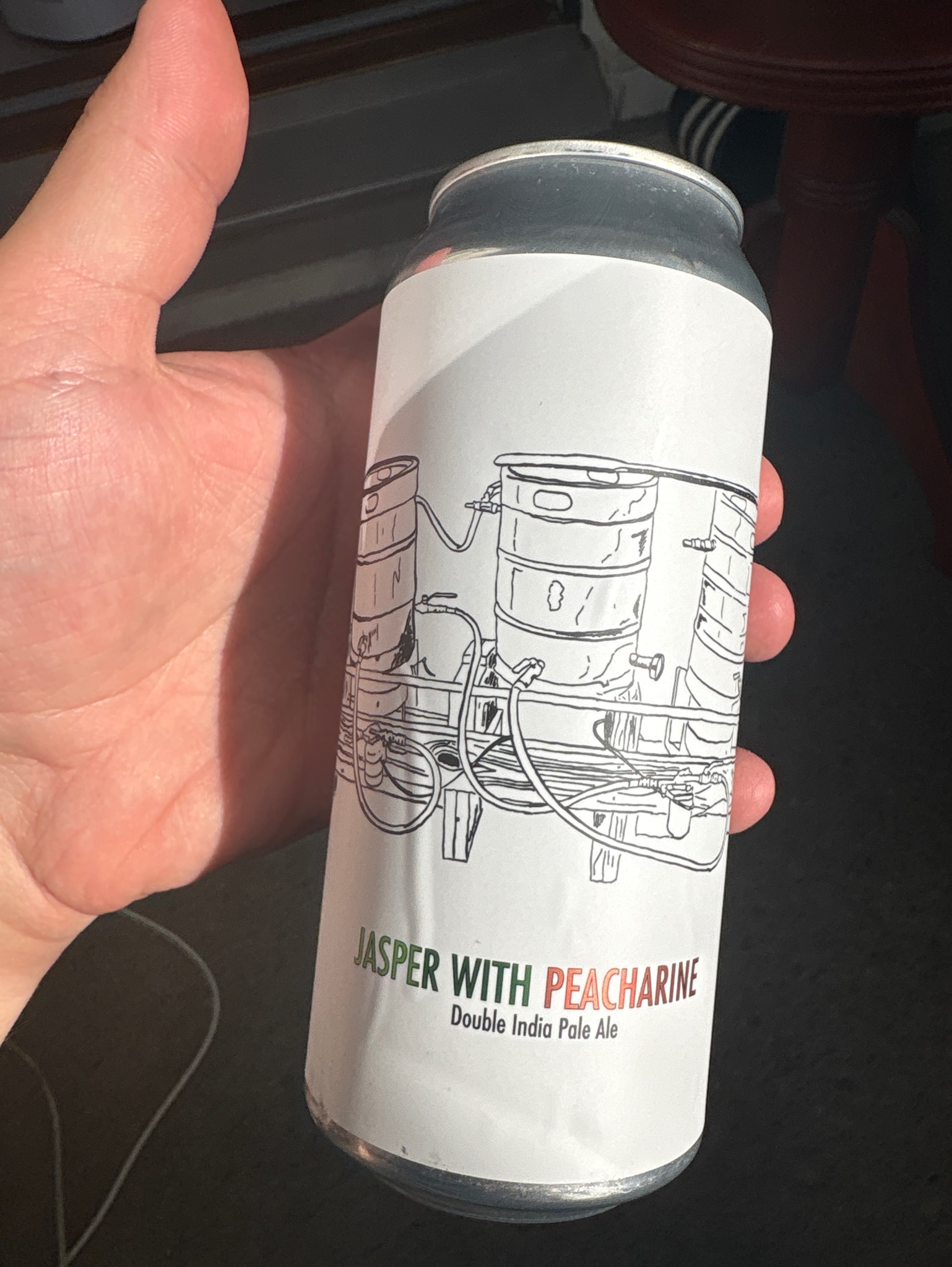 Jasper With Peacharine, Fidens Brewing Co.