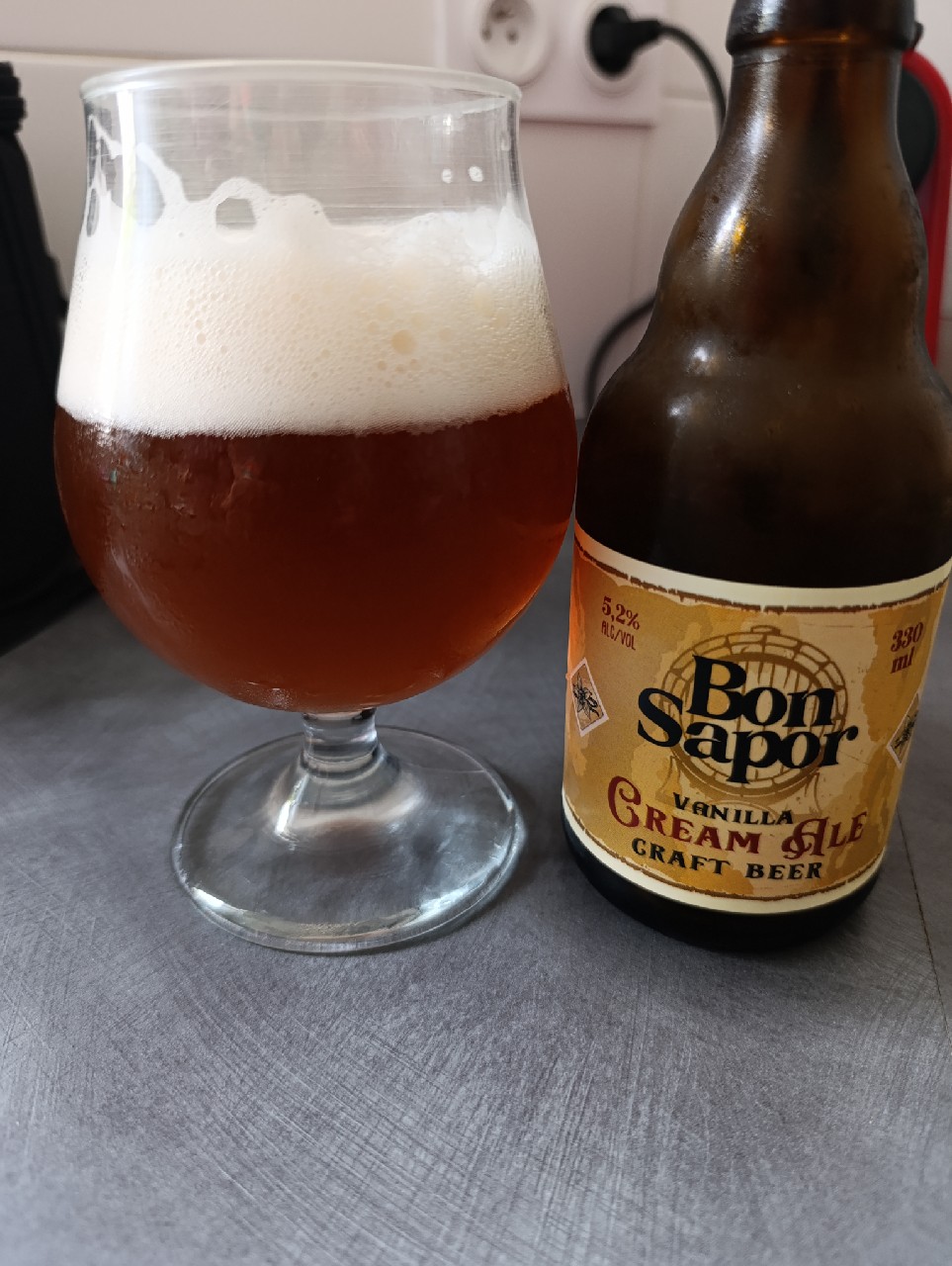 Bon Sapor Vanilla Cream Ale, iBiero