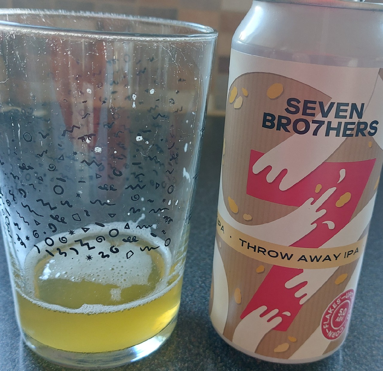 Throw Away IPA, Seven Bro7hers Brewing Co.