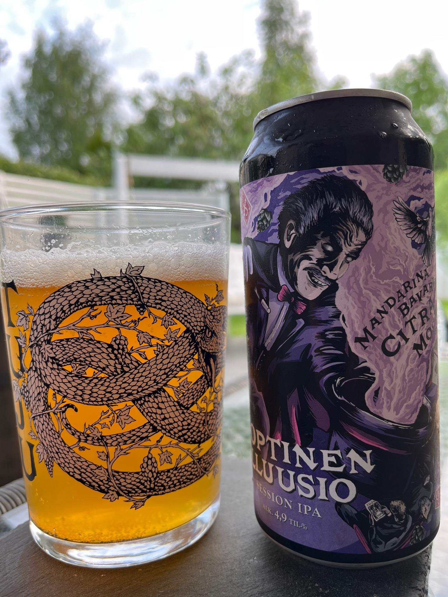 Hoptinen illuusio: Mandarina, Bavaria, Citra, Mosaic, Finland