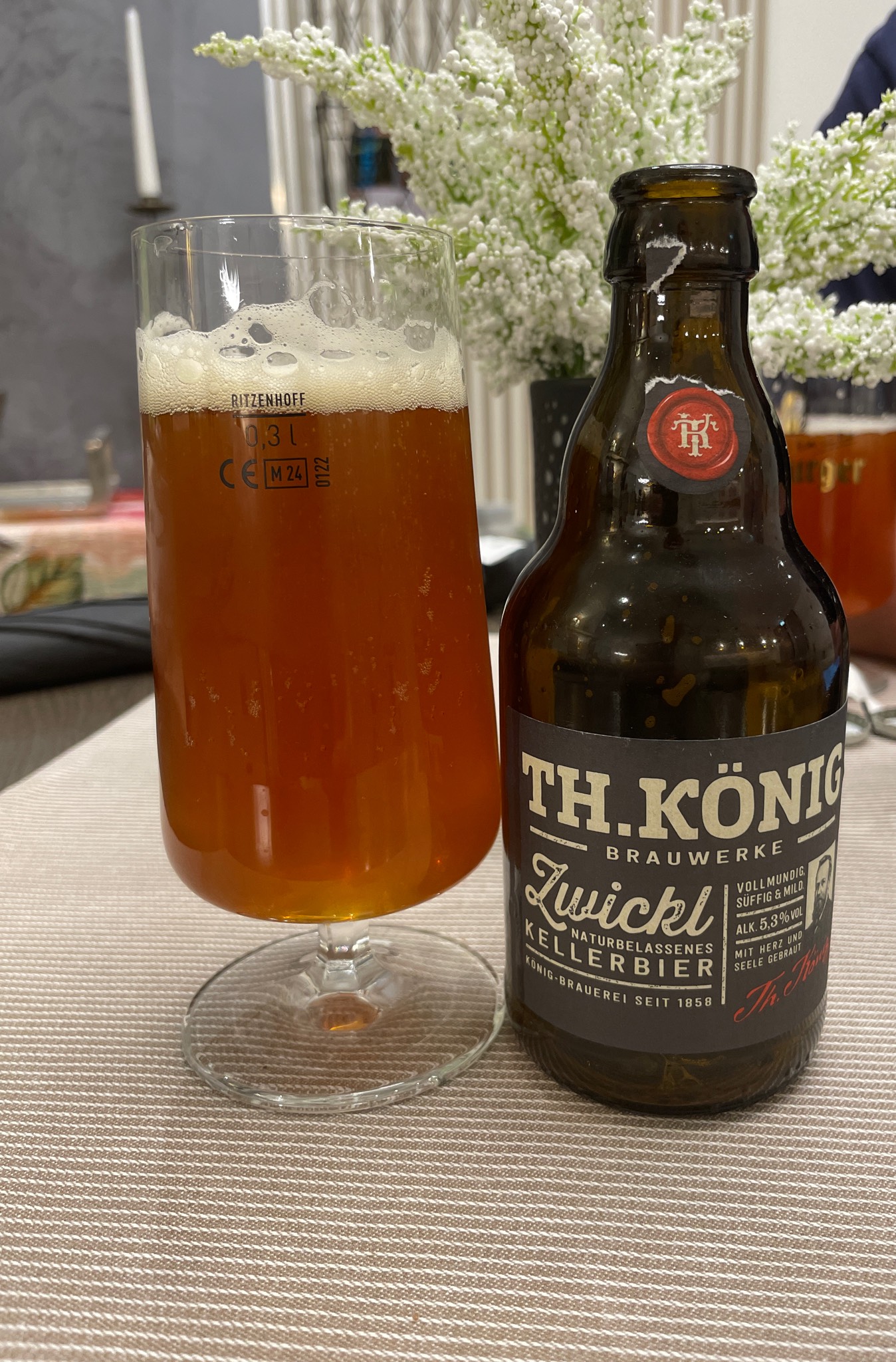 Th. König Zwickl, König Brauerei (Bitburger)