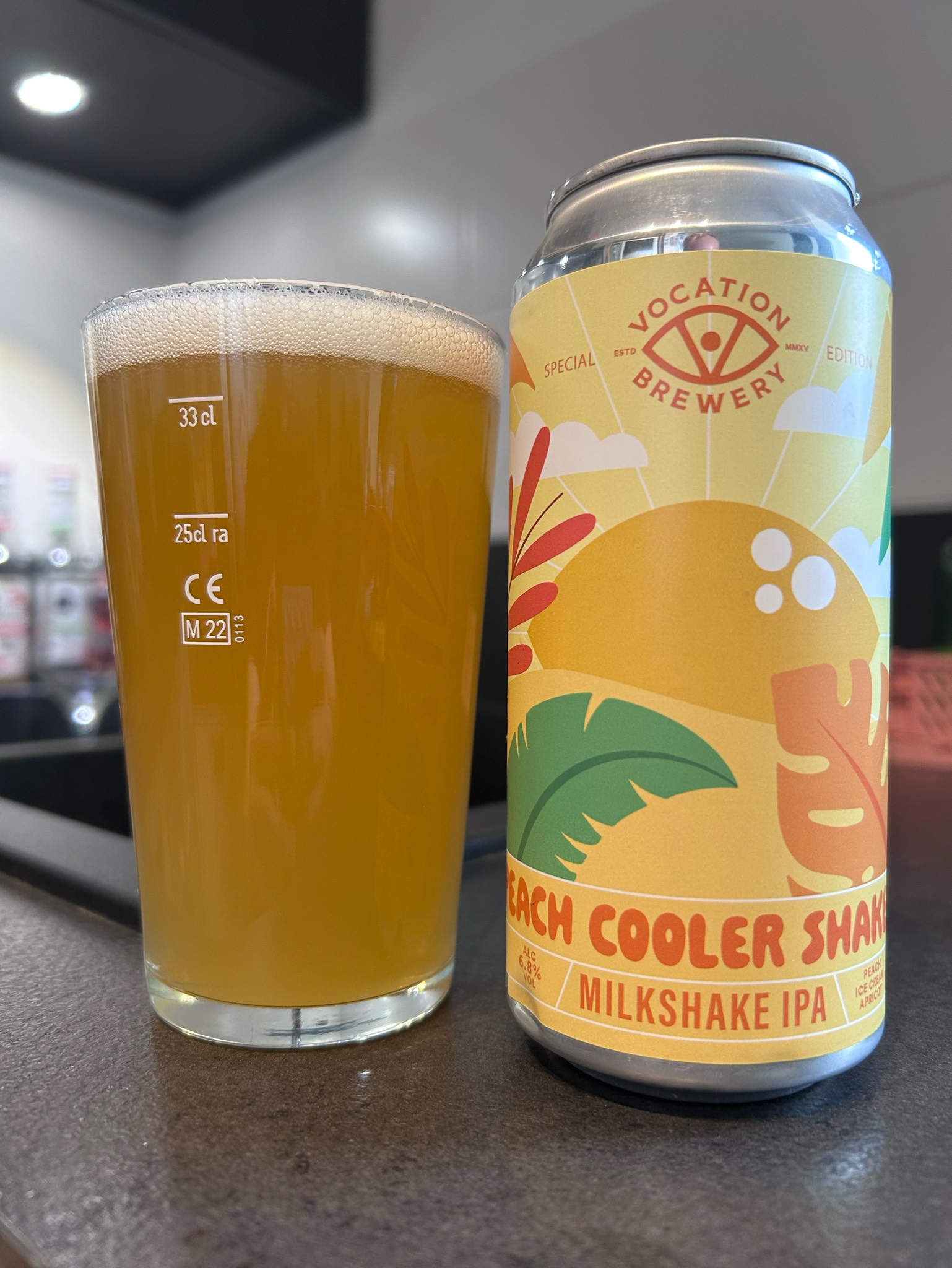 Peach Cooler Shaker, England