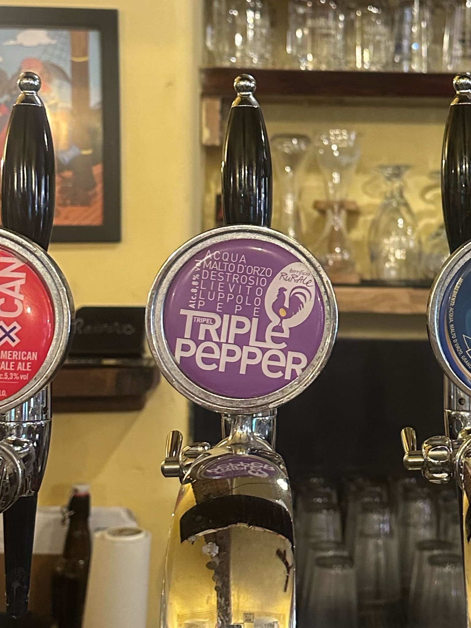 Triple pepper, Italy