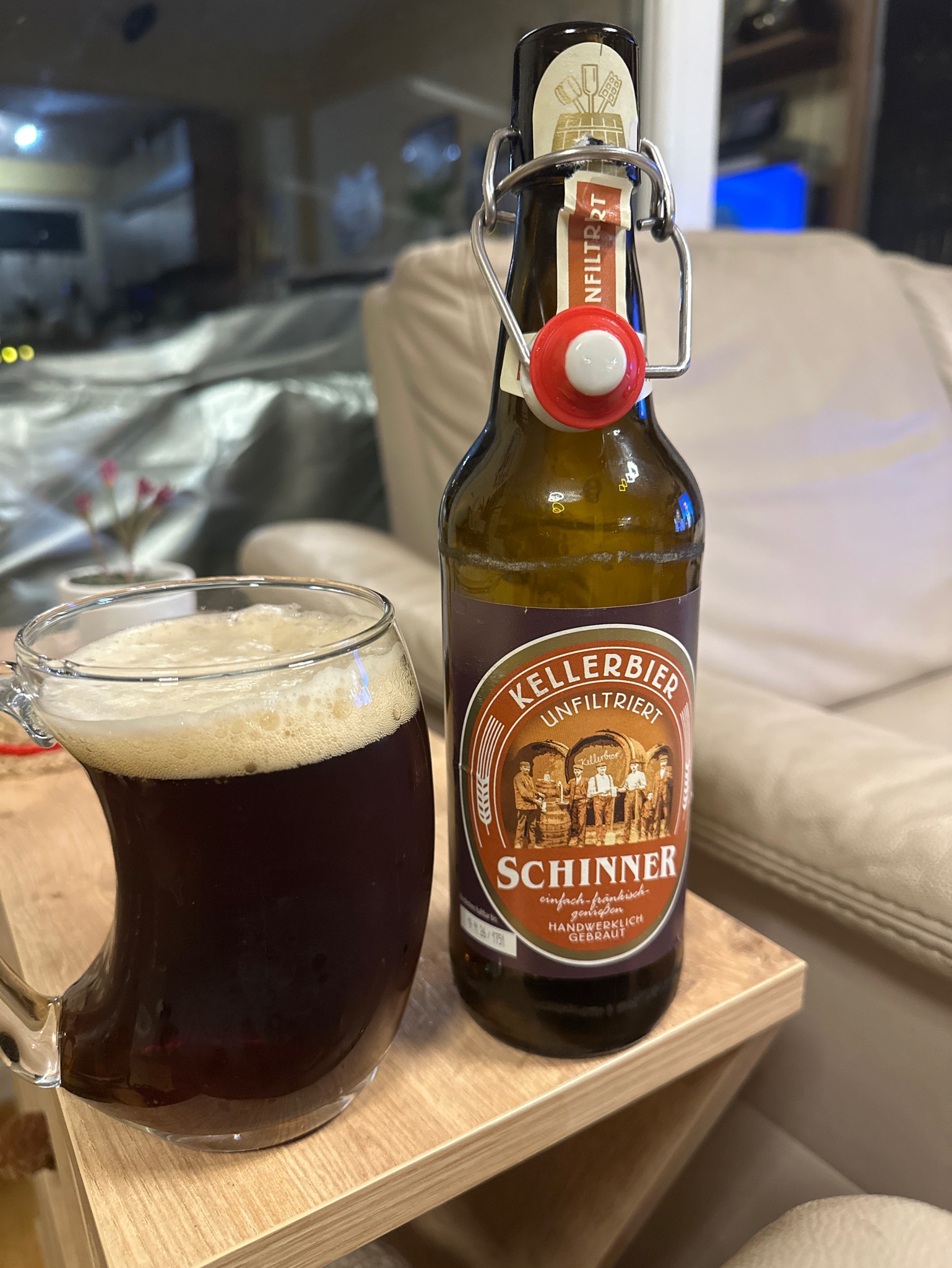 Schinner Kellerbier Unfiltriert, Bürgerbräu Schinner