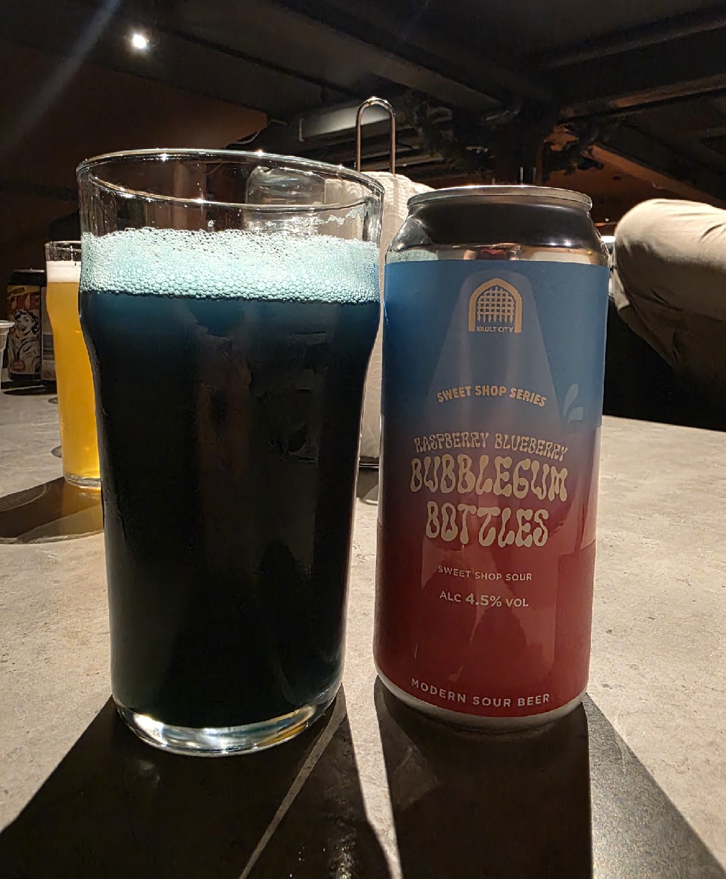 Raspberry Blueberry Bubblegum Bottles, Vault City Brewing