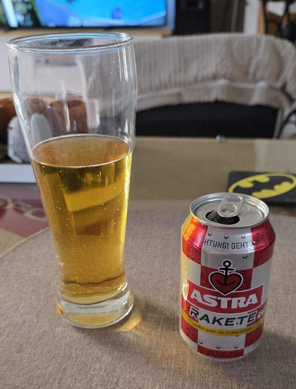 Astra Rakete, Holsten-Brauerei (Carlsberg)