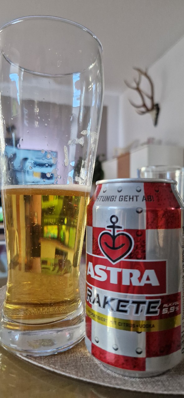 Astra Rakete, Holsten-Brauerei (Carlsberg)