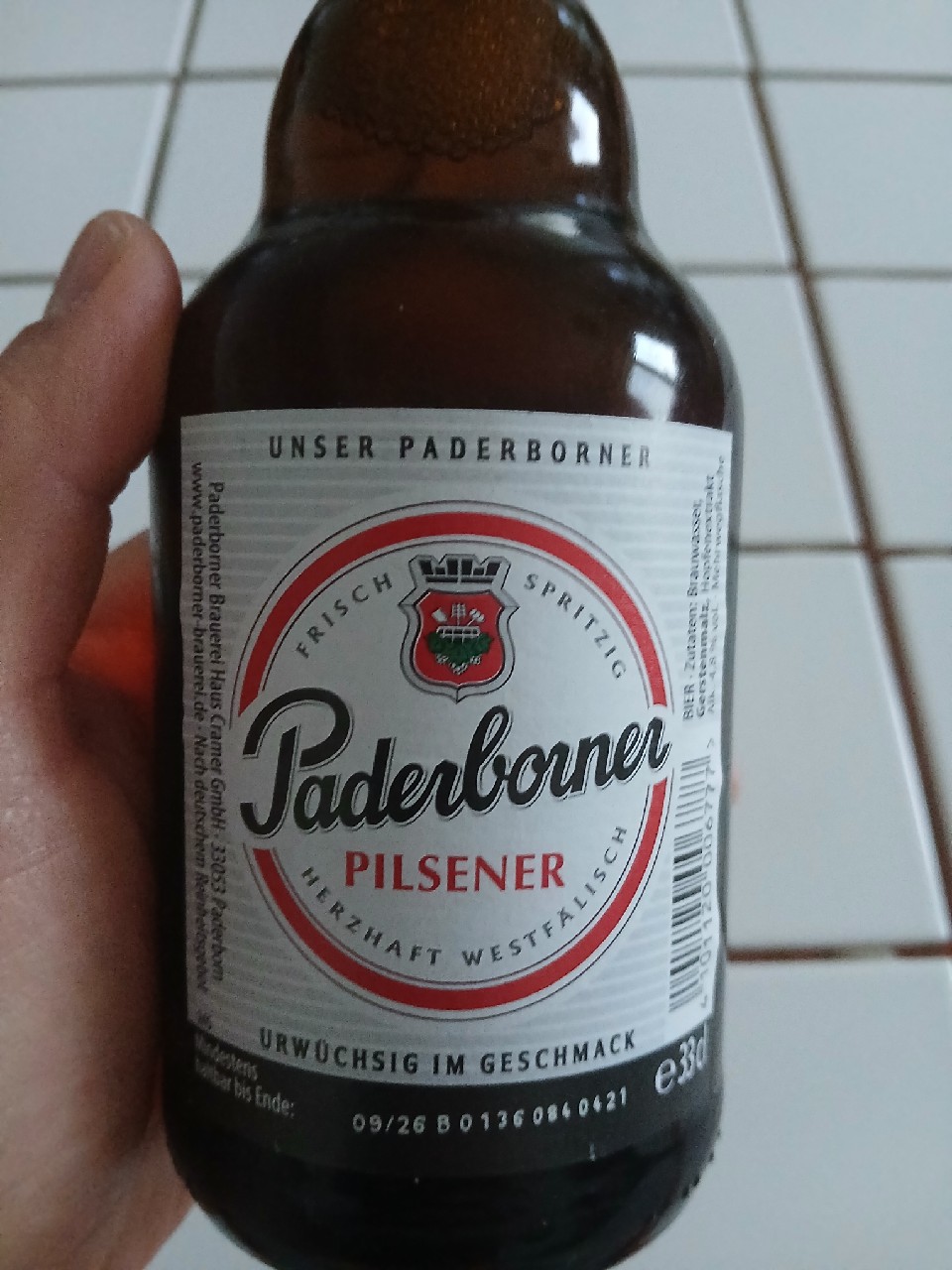Paderborner Pilsener, Germany