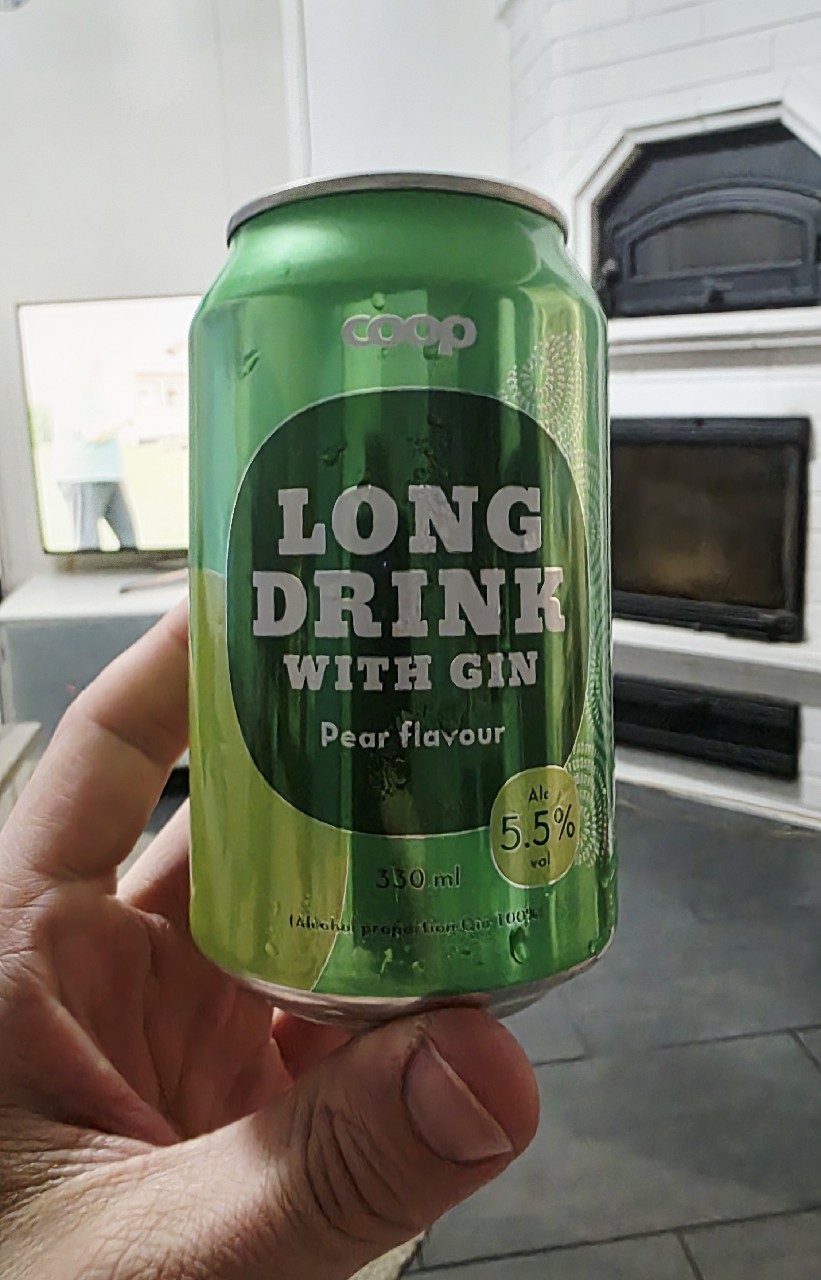 Coop Long Drink Pear, Finland