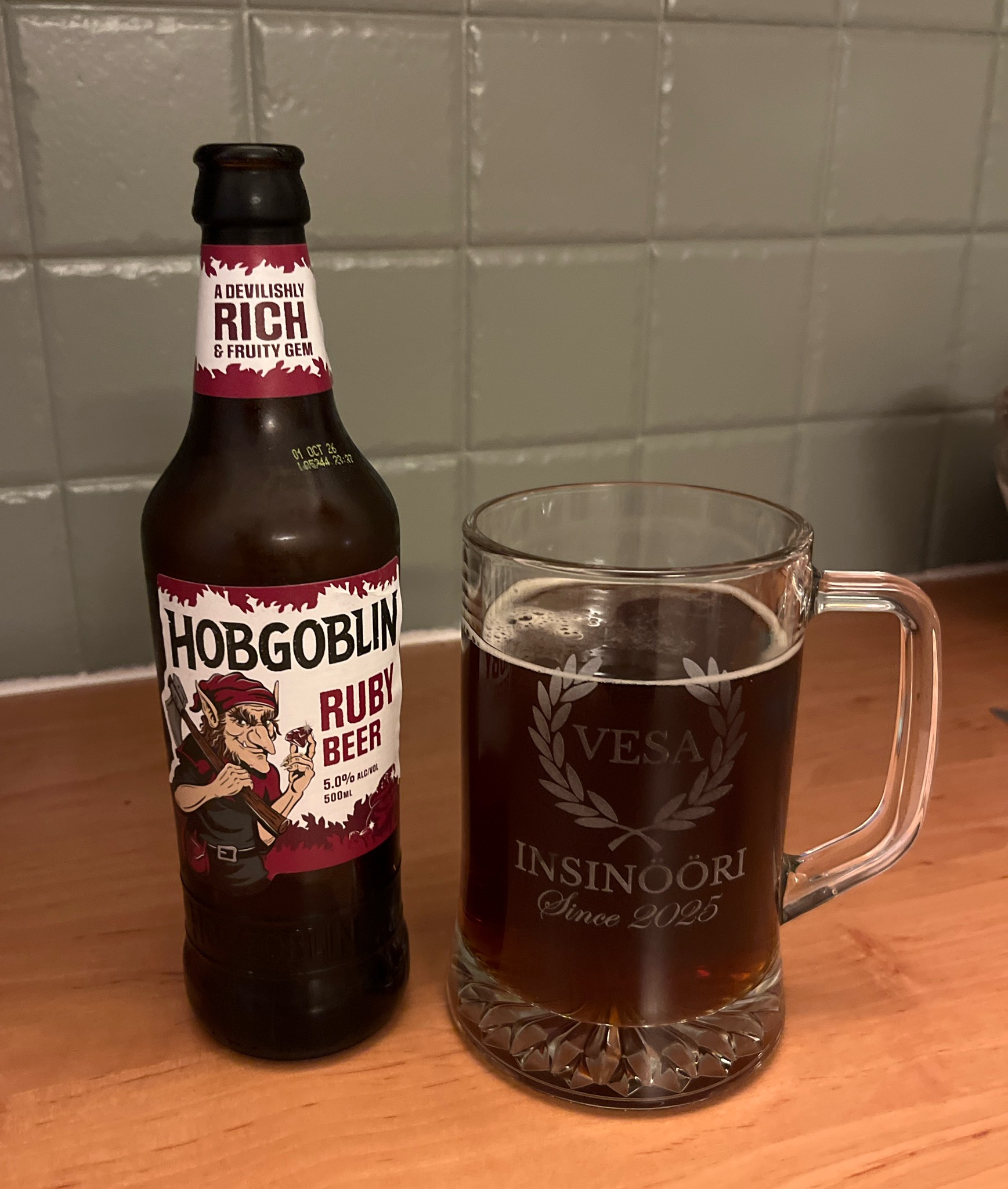 Hobgoblin Ruby, Wychwood Brewery (Marston's Brewery)