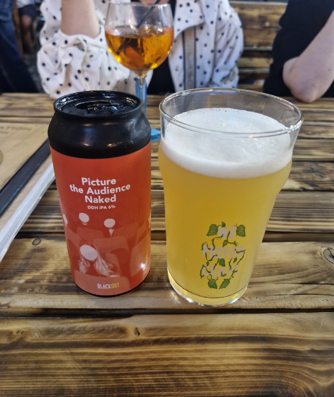 picture the audience naked, Blackout Brewing