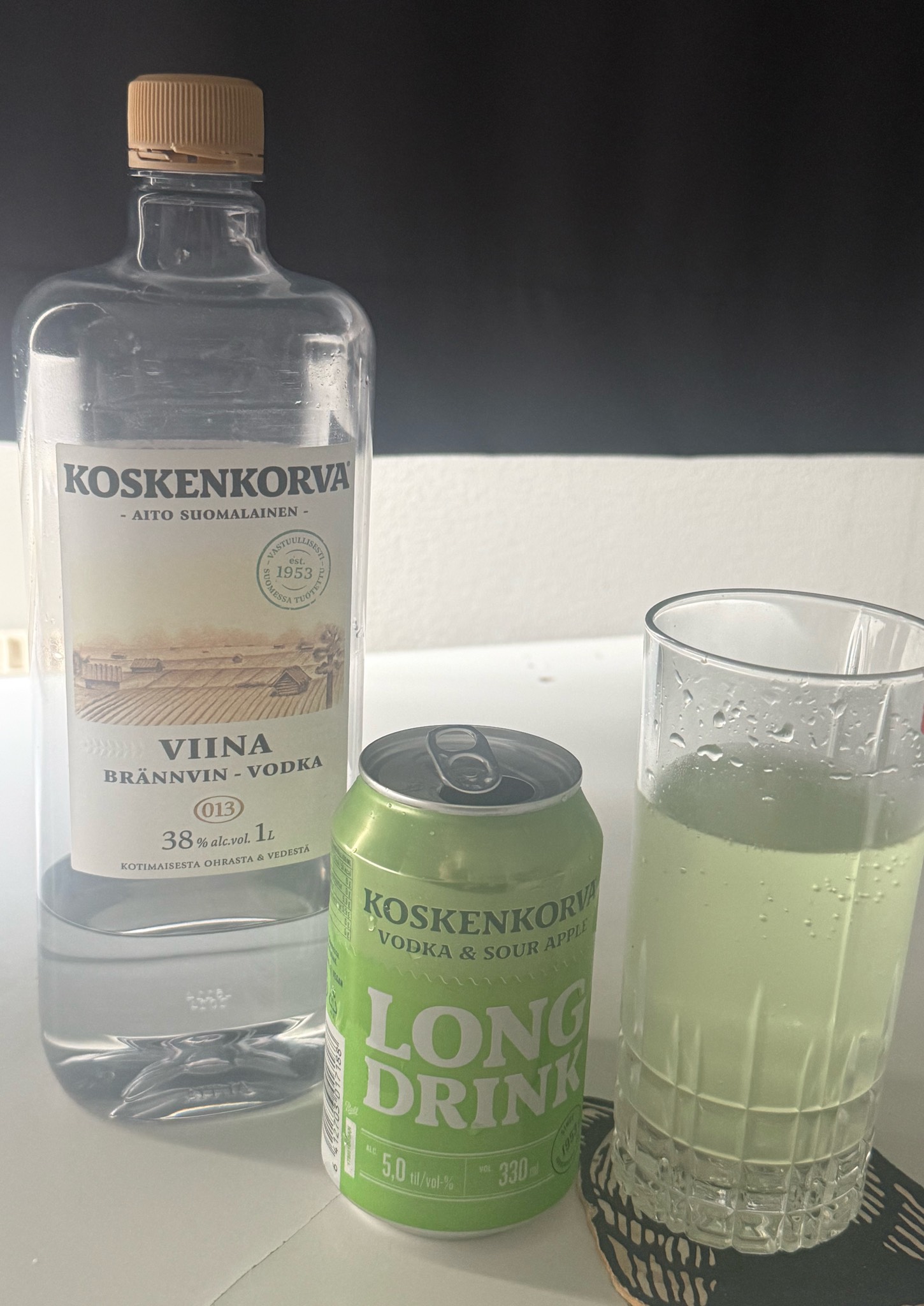 koskenkorva Long Drink Vodka & Sour Apple, Finland