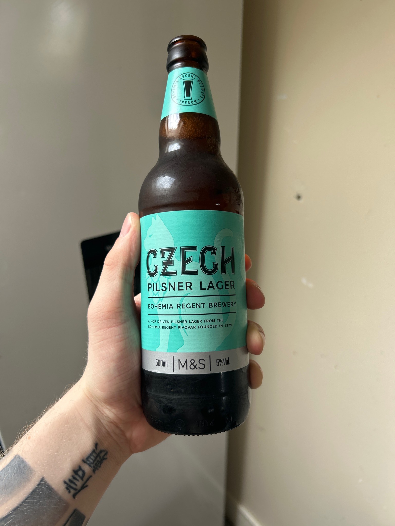 Marks & Spencer Czech Pilsner Lager, Marks & Spencer
