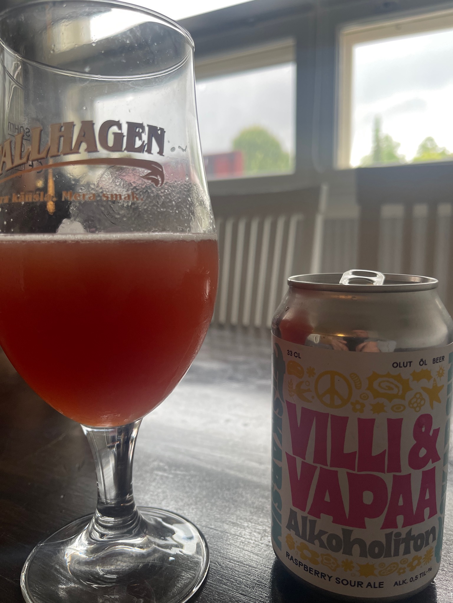 Villi & Vapaa Alkoholiton Raspberry Sour Ale, Finland