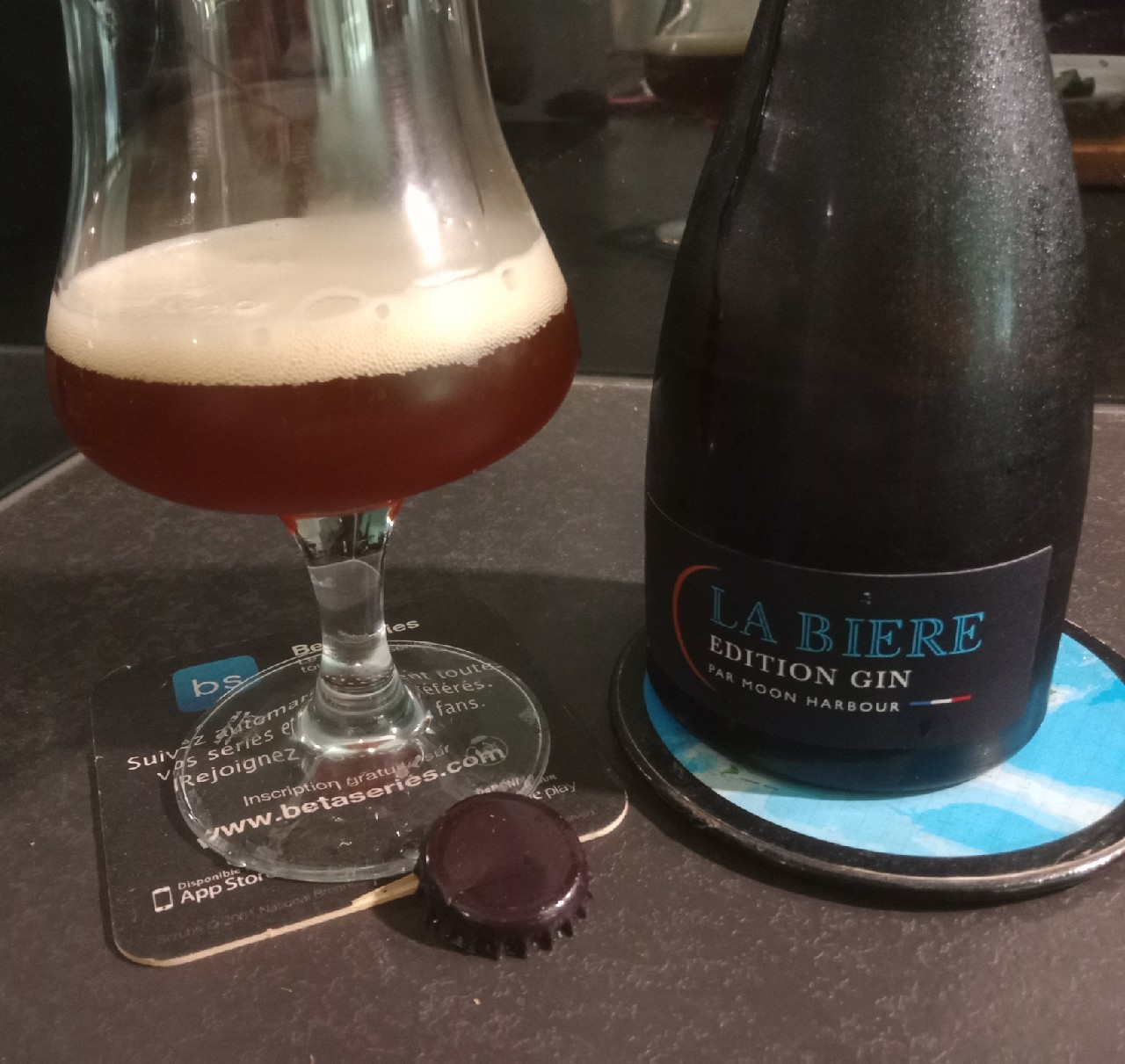 La Bière Édition Gin, Distillerie Moon Harbour