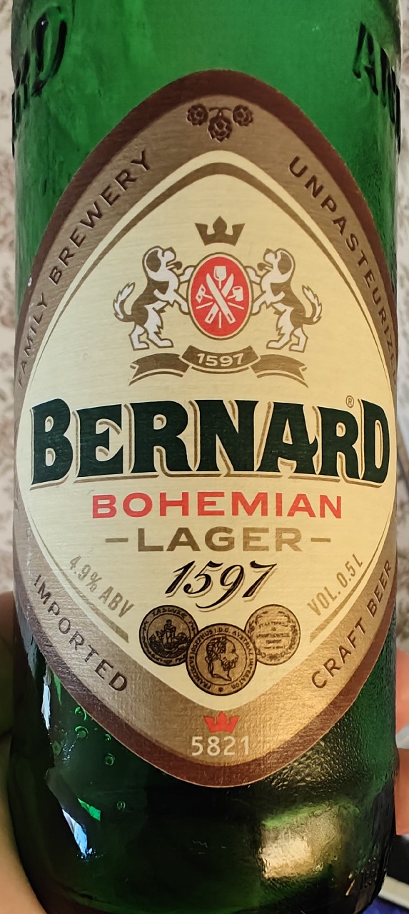 Bernard Bohemian Lager / Světlý Ležák 12°, Bernard Family Brewery / Rodinný Pivovar Bernard