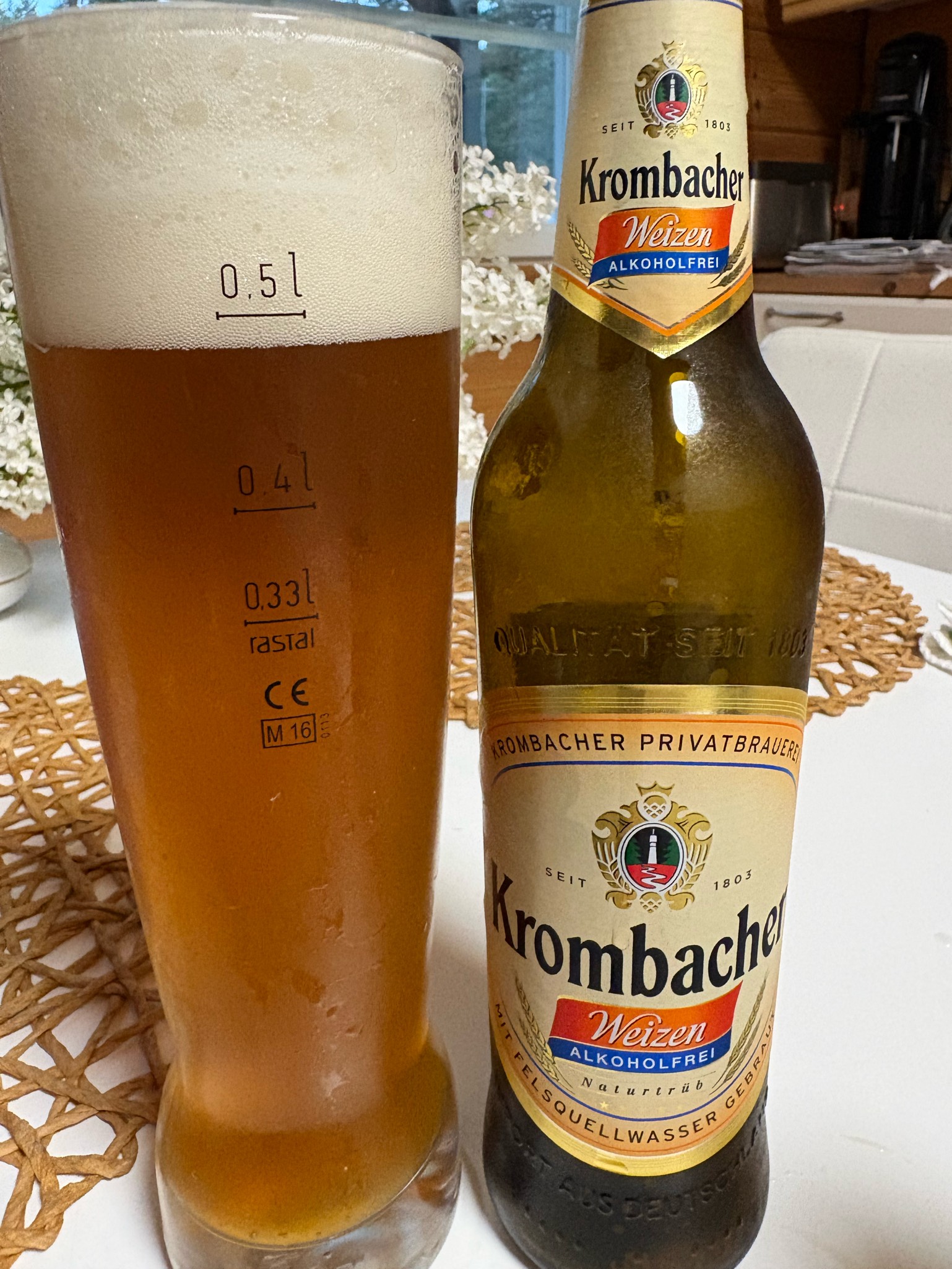 Krombacher Weizen Alkoholfrei, Germany